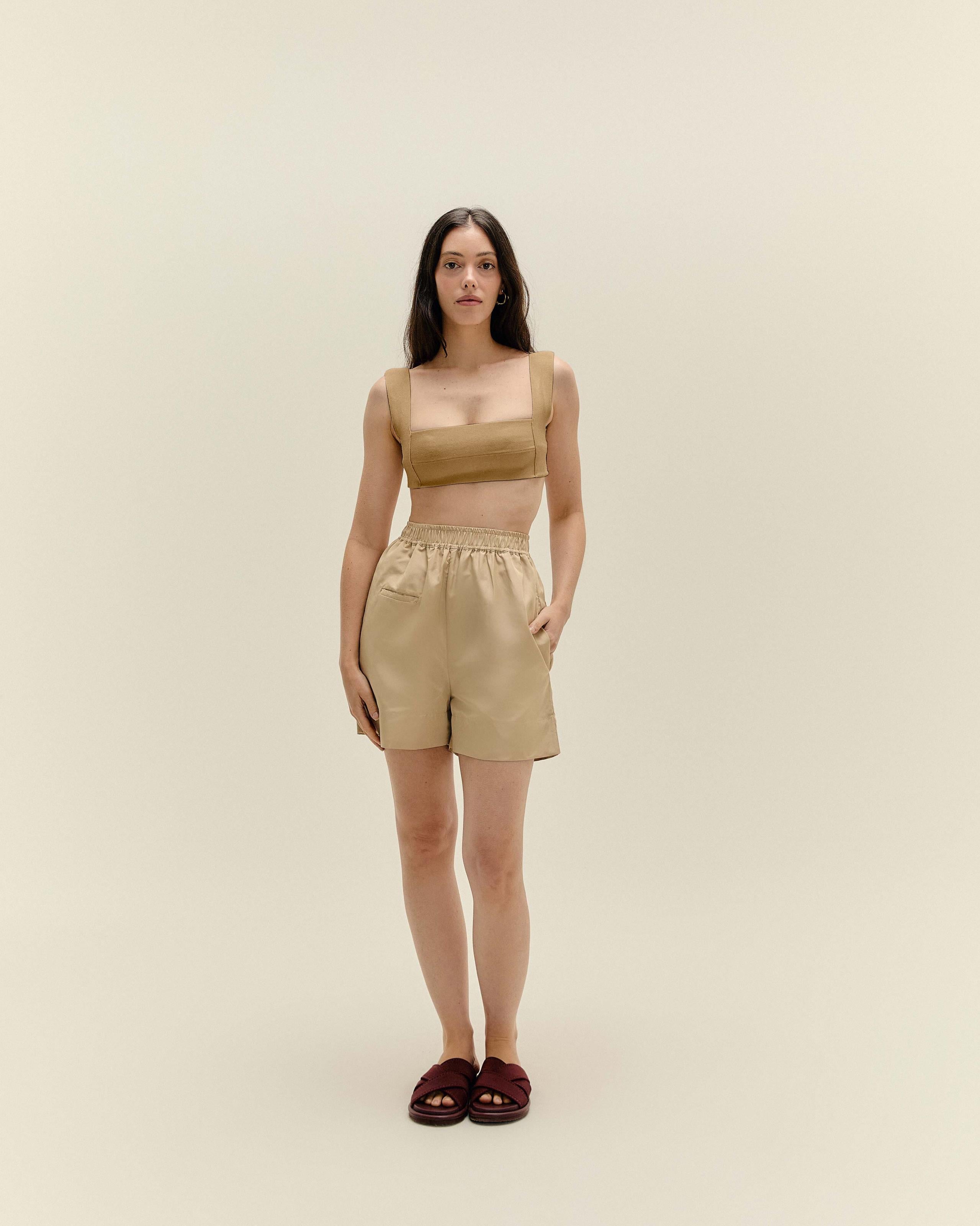 Bermuda Flavia Bege Satu