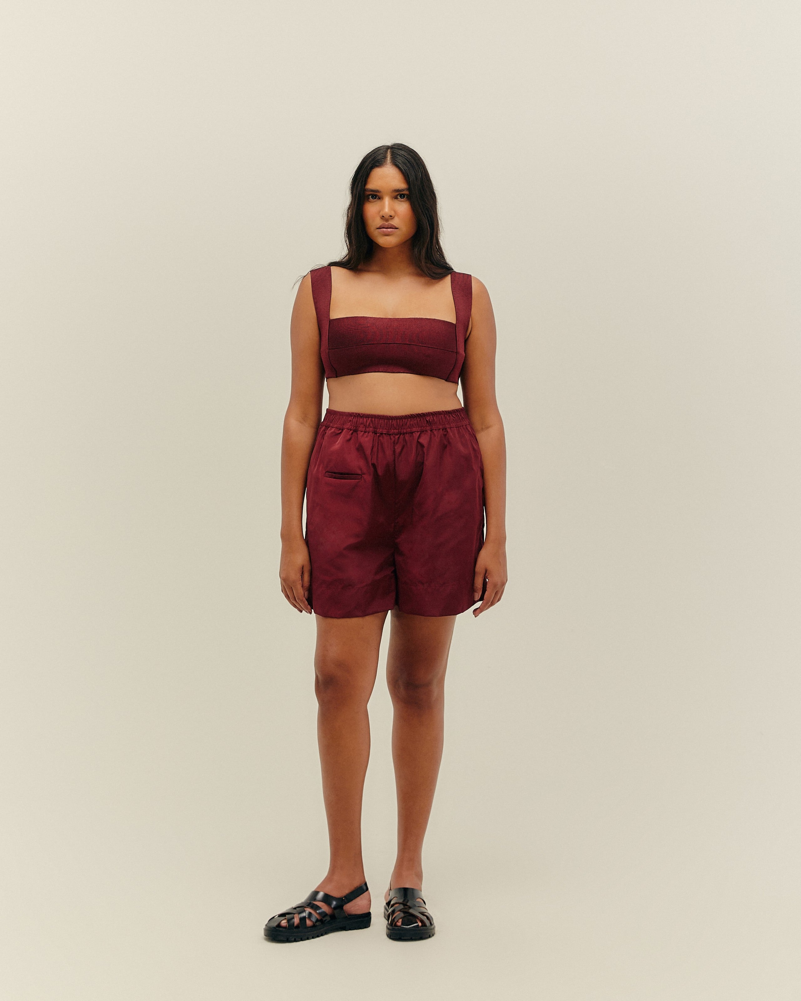 Bermuda Flavia Vinho Marsala