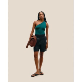 Haight — Bermuda Giovana Linho Preto