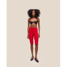 Haight — Bermuda Lana Tricot Vermelho
