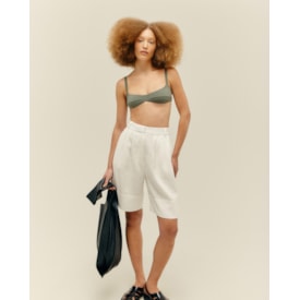 Haight — Bermuda Lara Linho Off-White