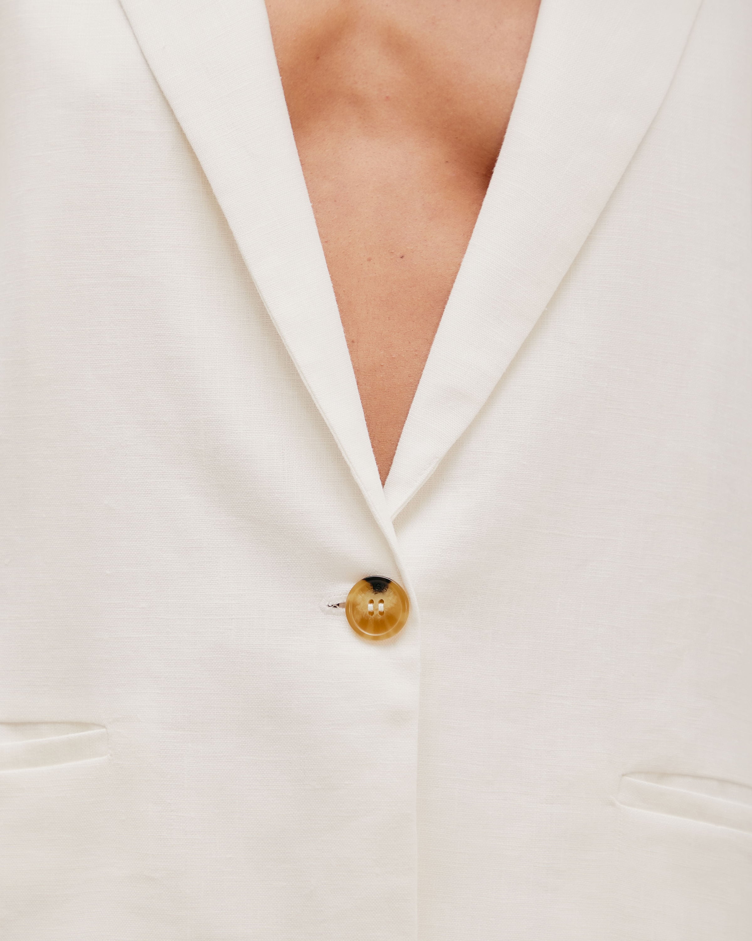 Blazer Carol Linho Off-White