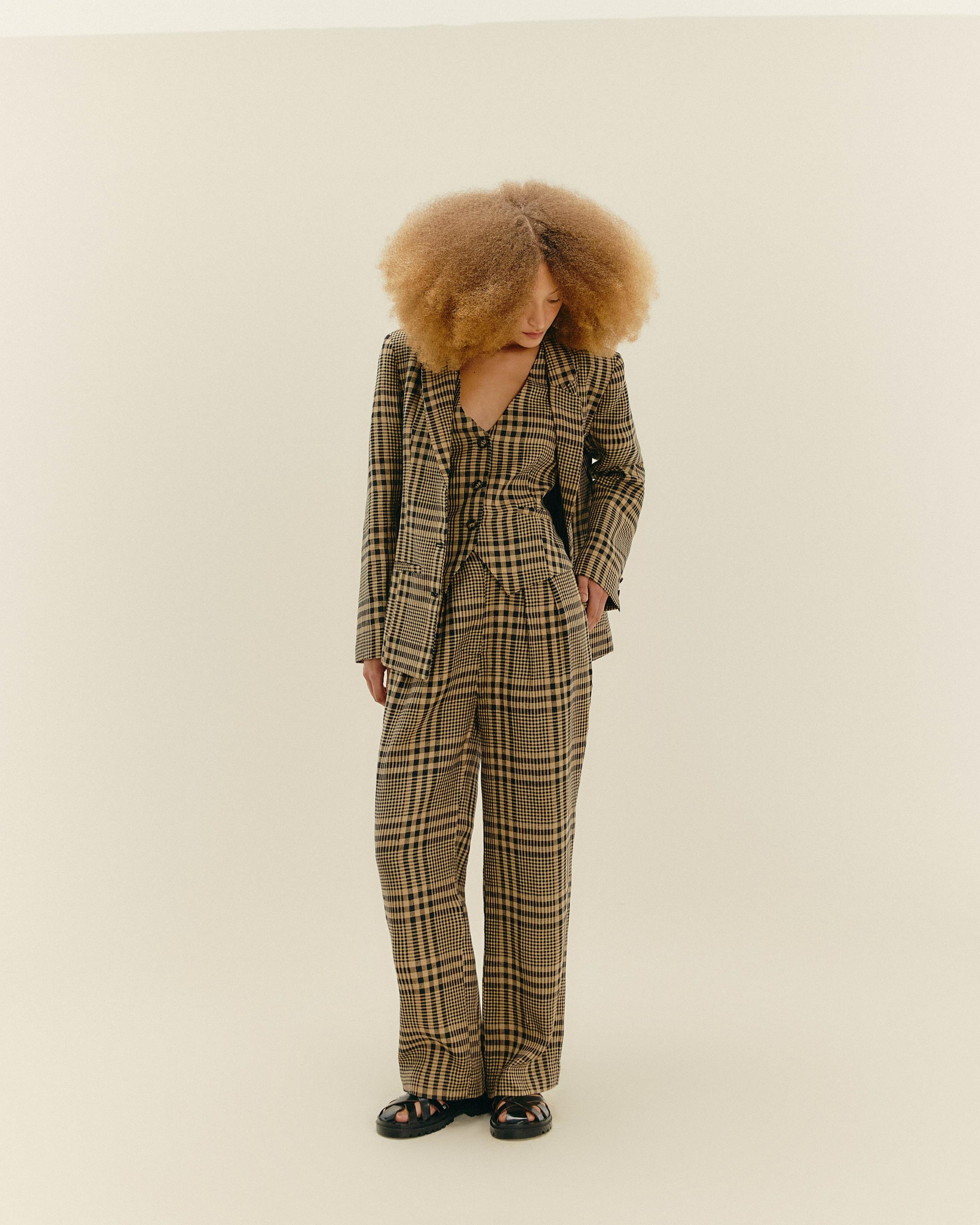 Blazer Marcela Xadrez Jane