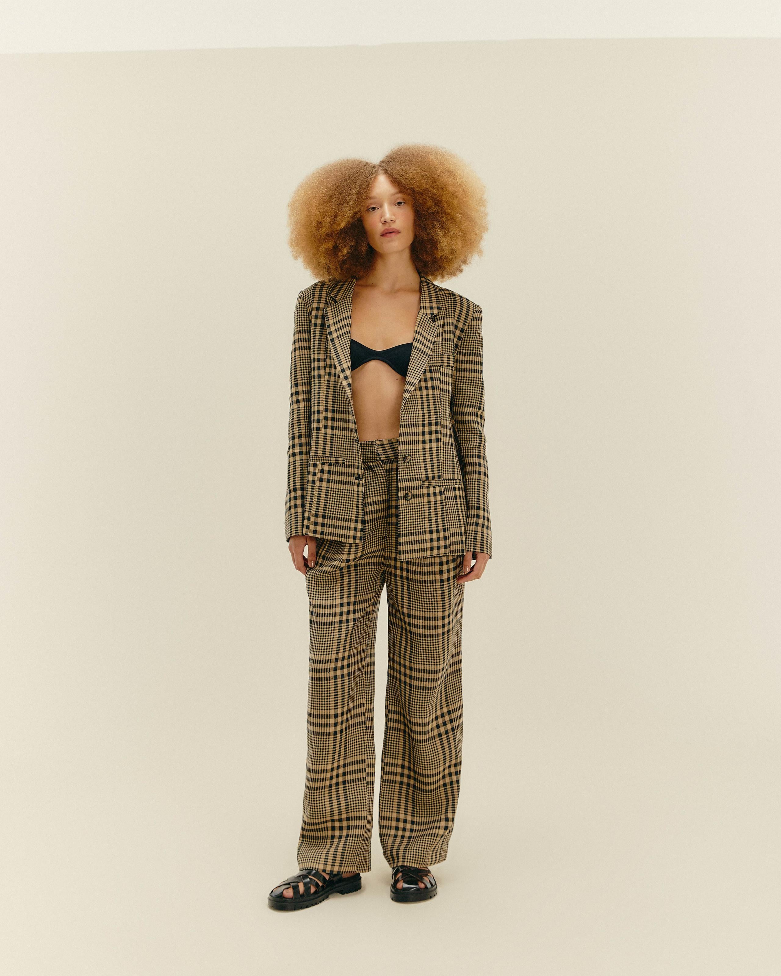 Blazer Marcela Xadrez Jane