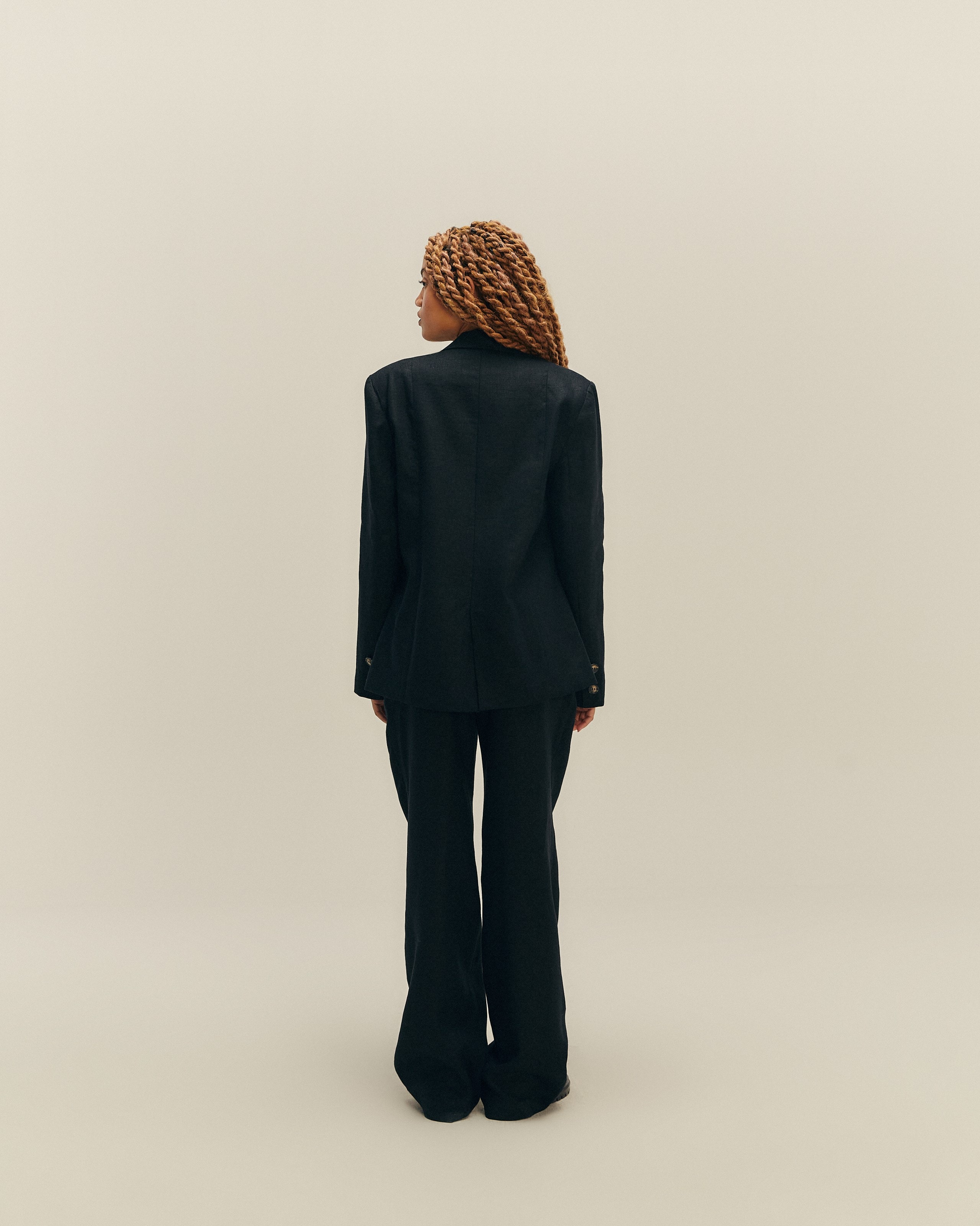 Blazer Marcella Linho Preto