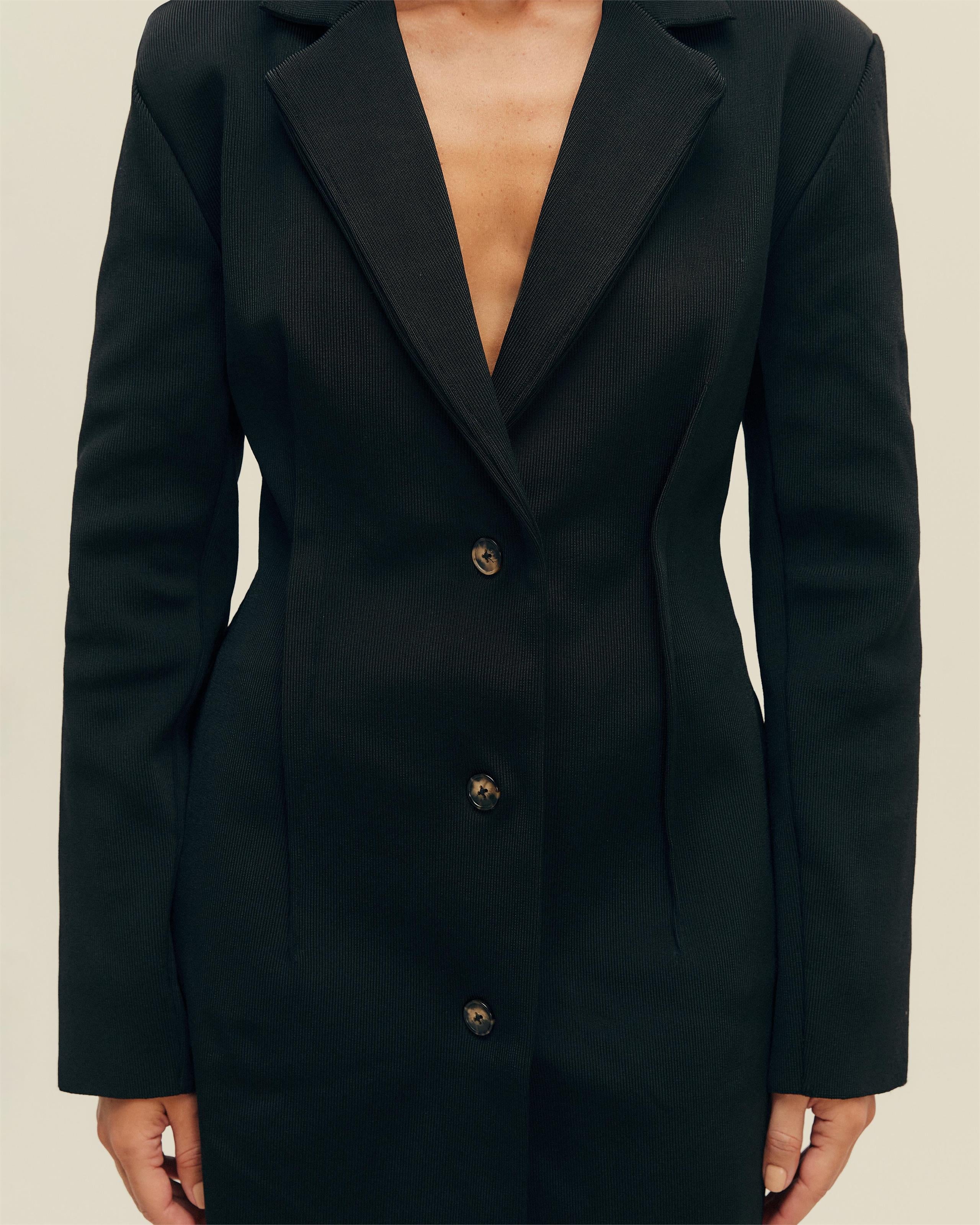 Blazer Paola Tricot Preto