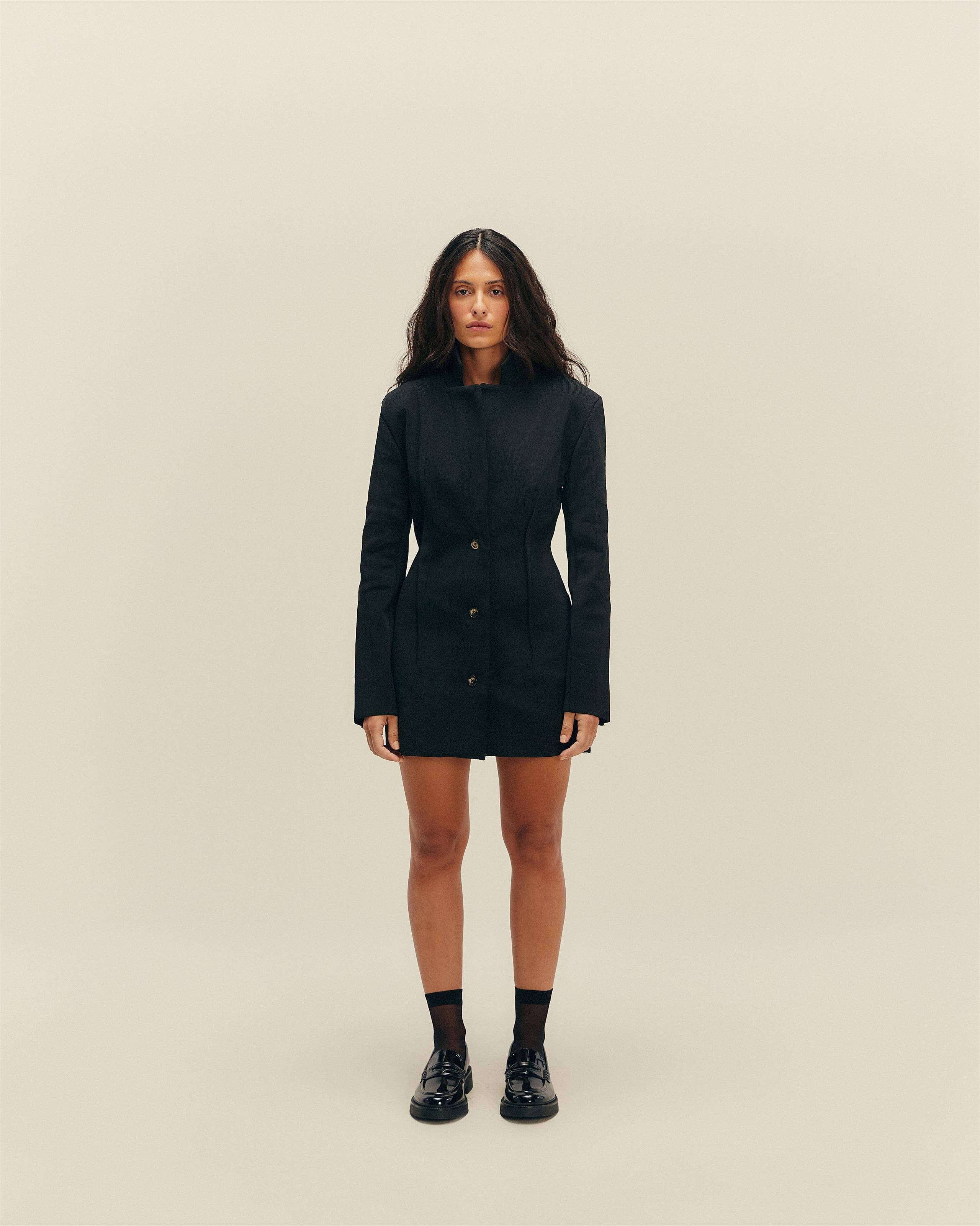 Blazer Paola Tricot Preto