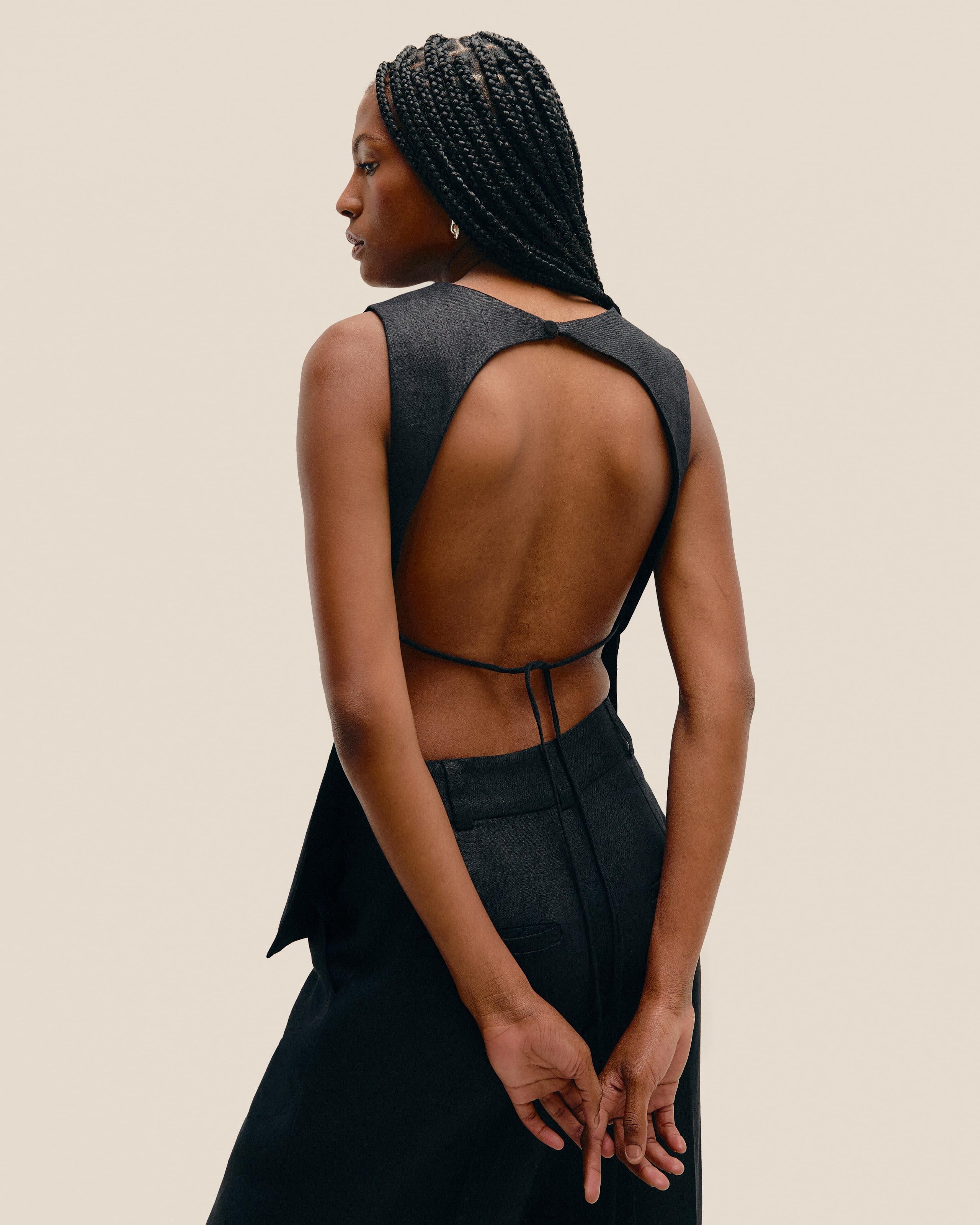 Blusa Alessandra Linho Preto