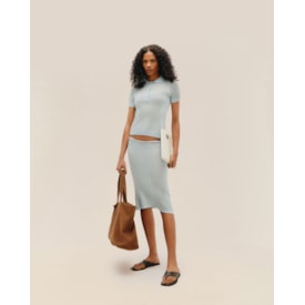 Haight — Blusa Amelia Tricot Azul Bardi