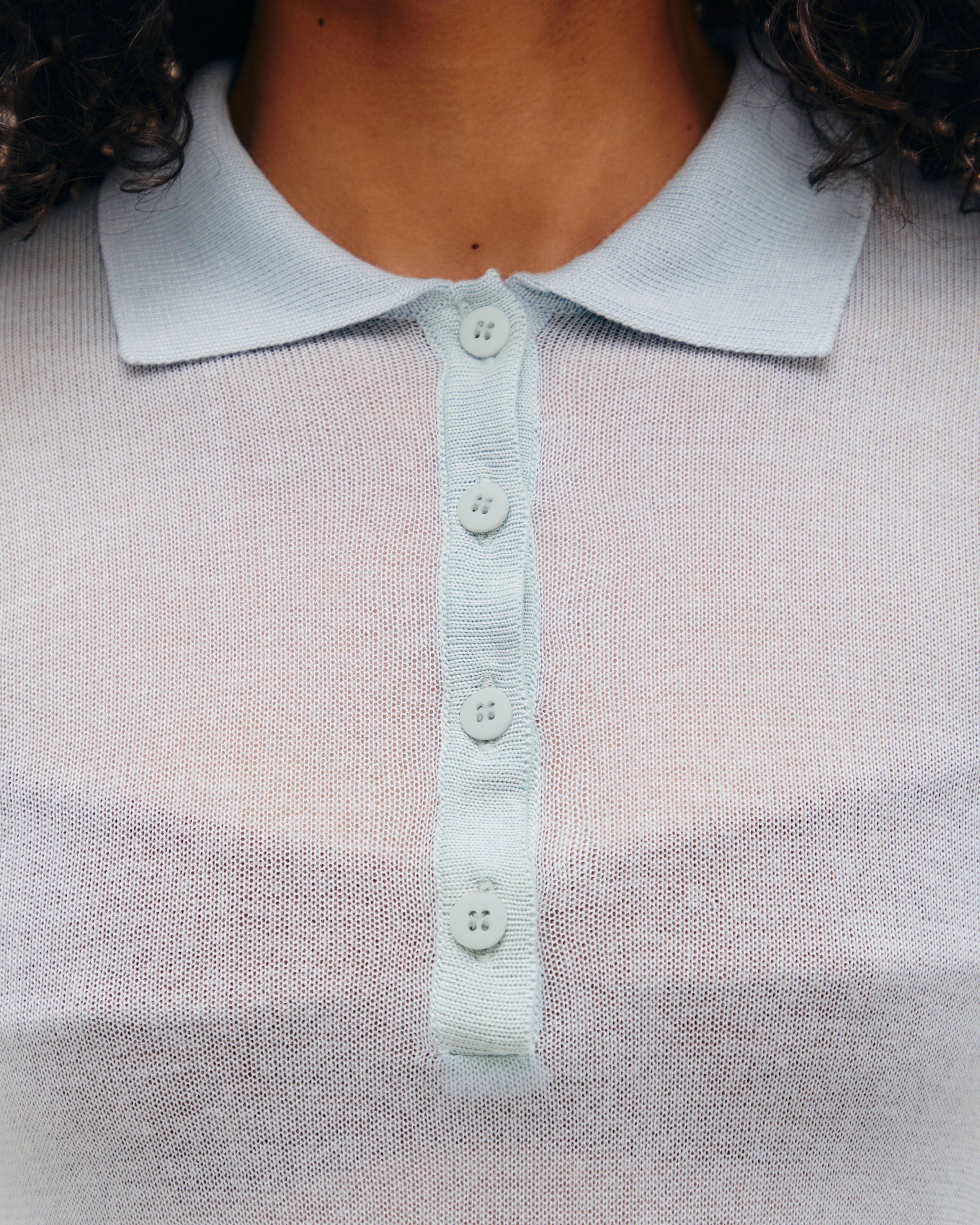 Blusa Amelia Tricot Azul Bardi