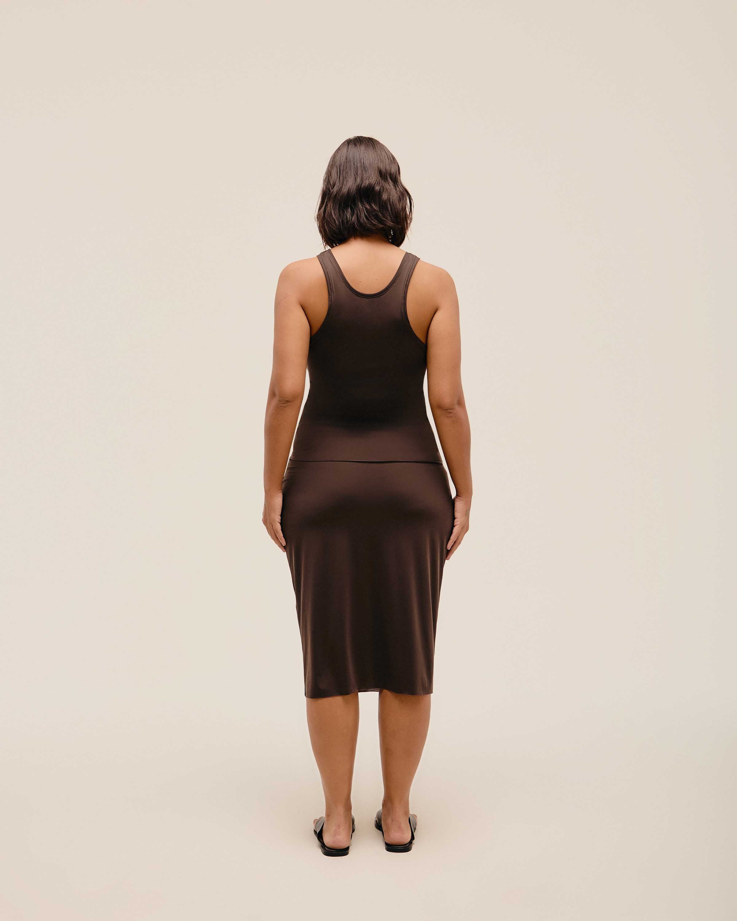 Blusa Ana a Fio Marrom Cohiba