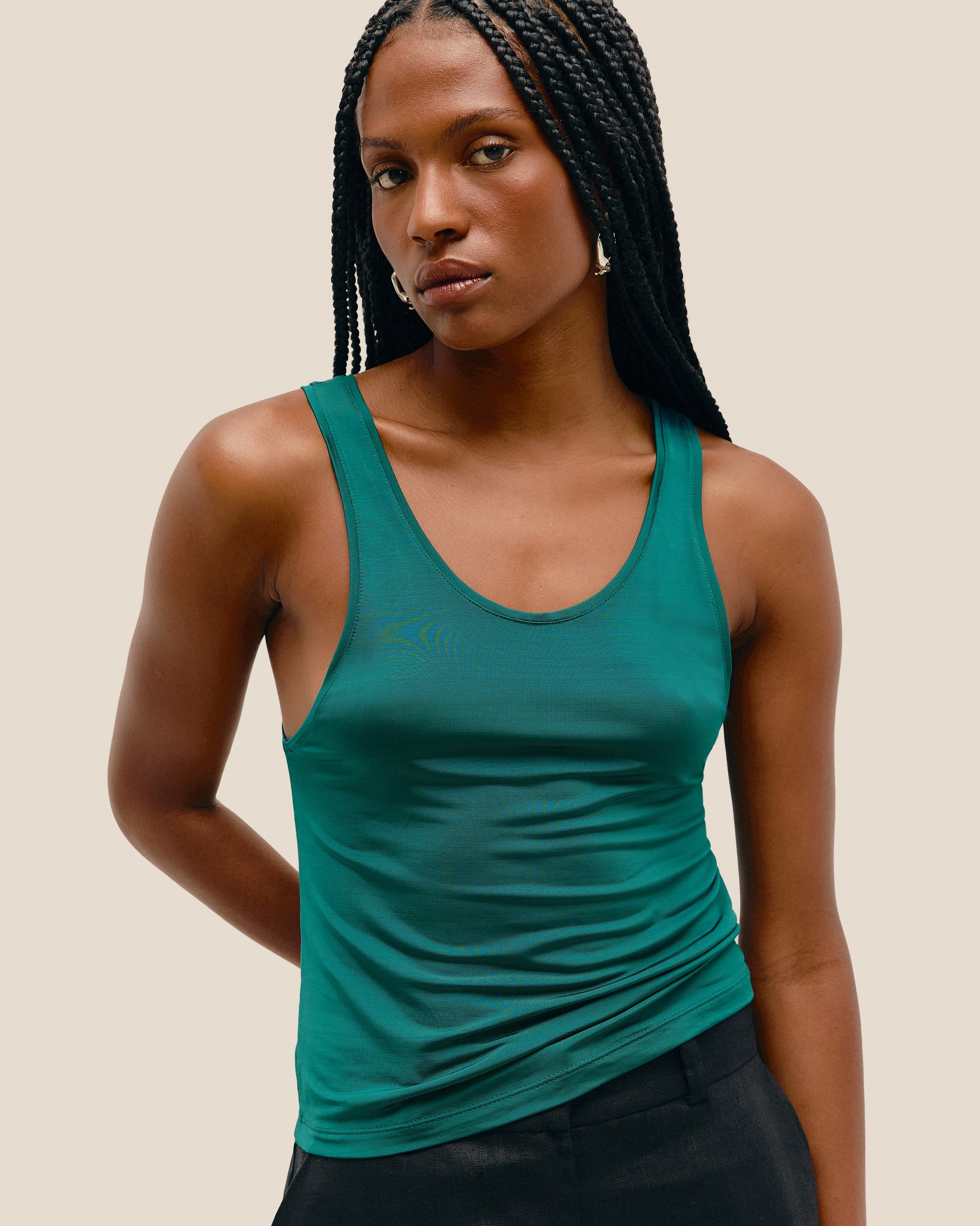 Blusa Ana Azul Profundo