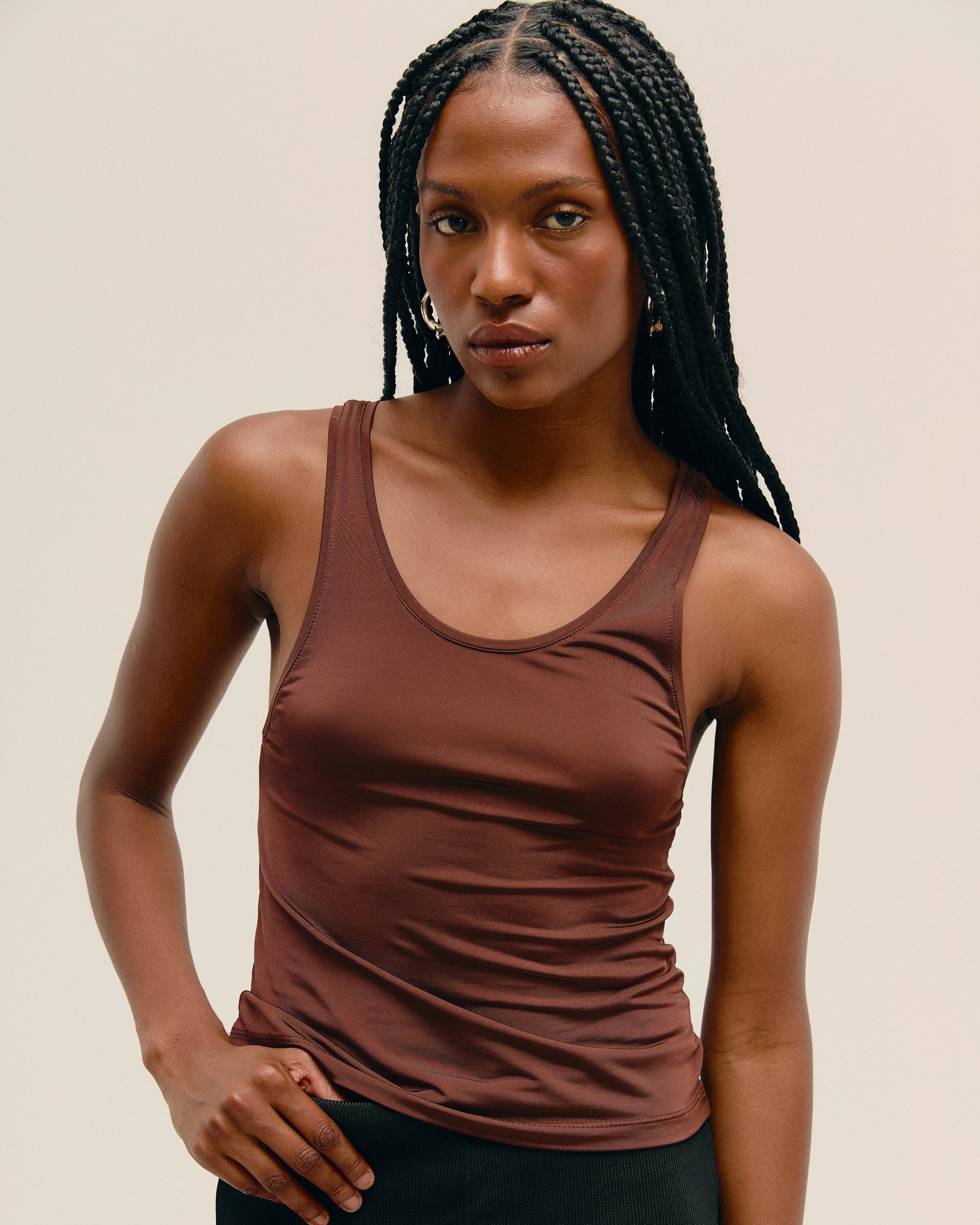 Blusa Ana Marrom Brauna