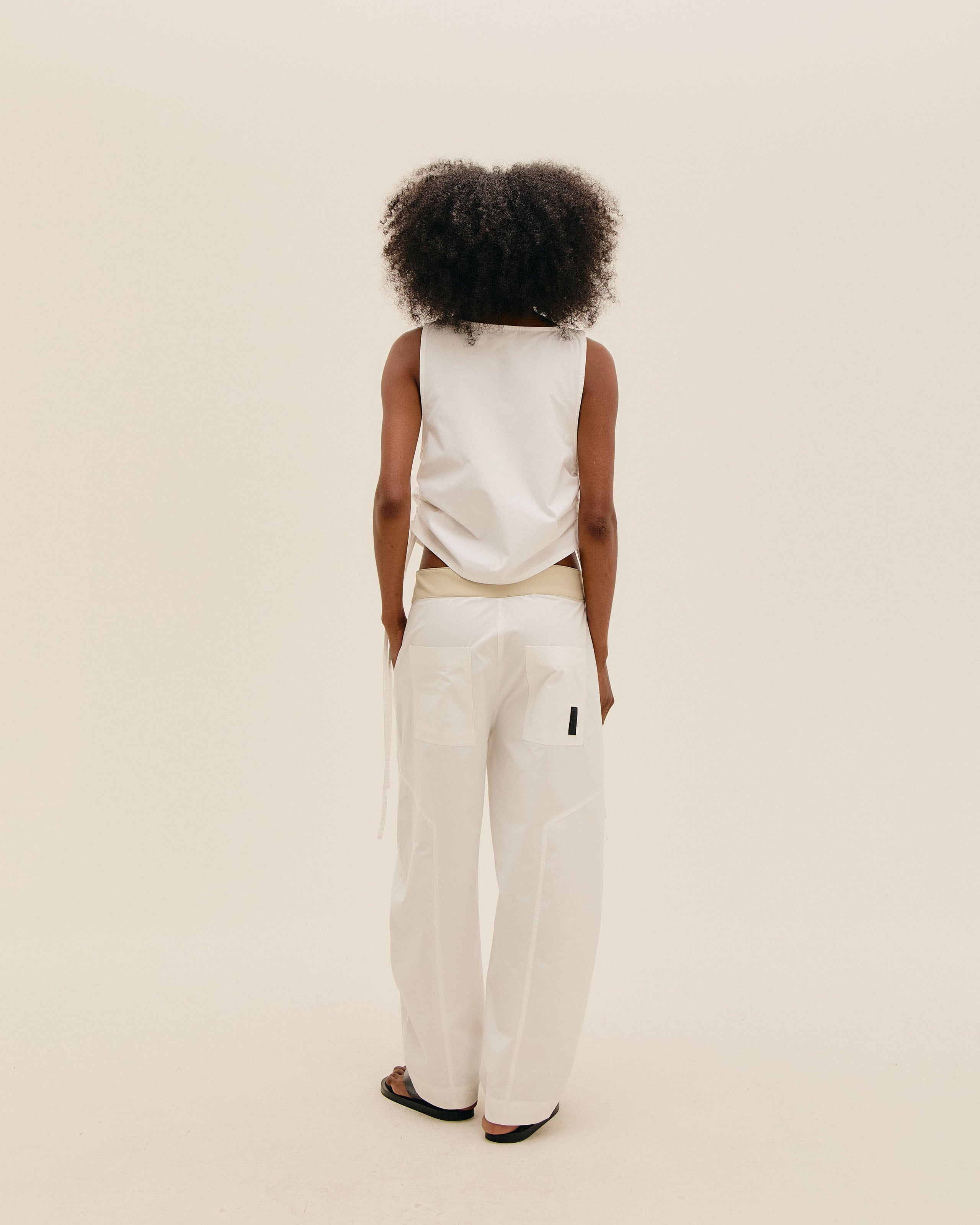 Blusa Biu Algodão Off-White