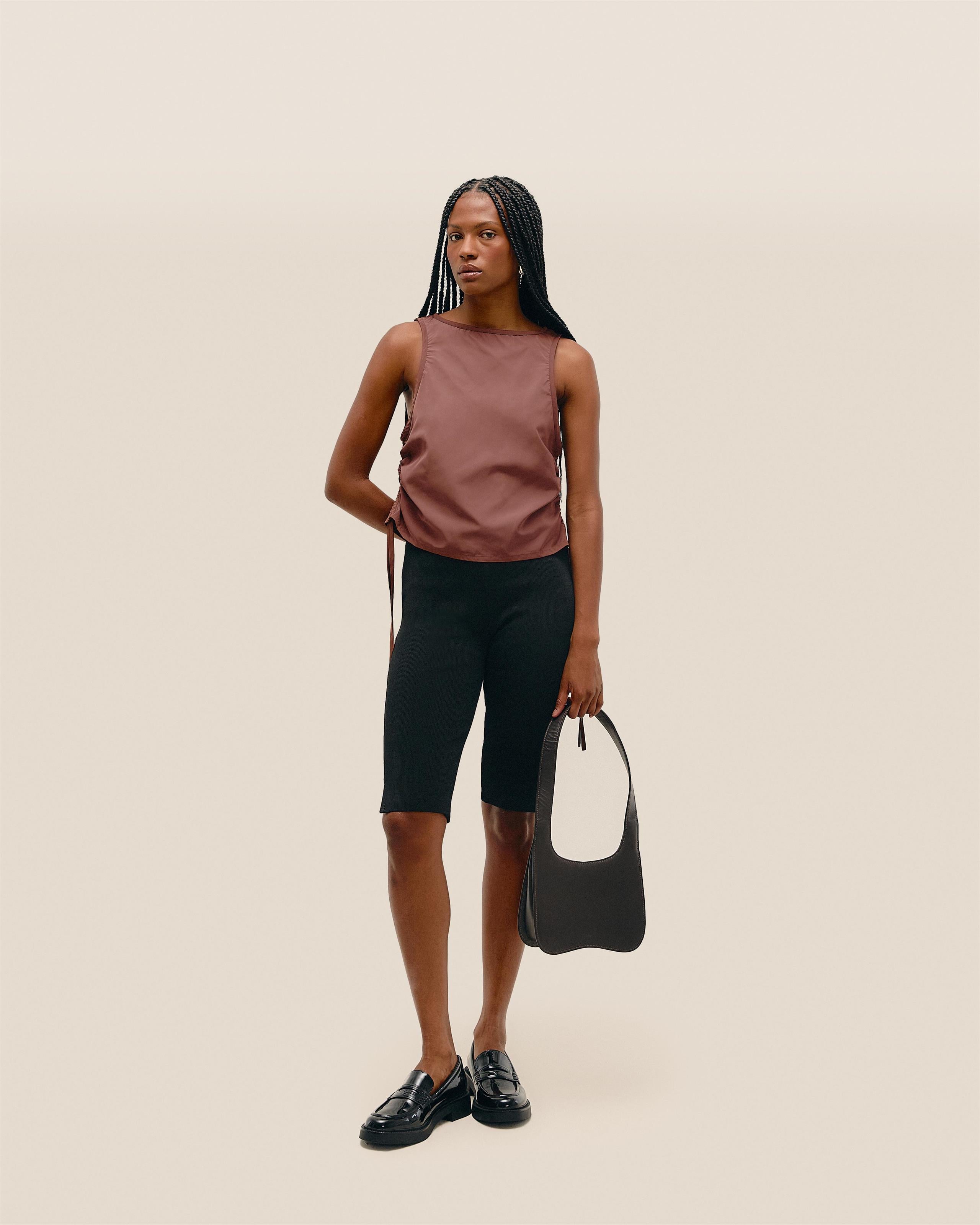 Blusa Biu Marrom