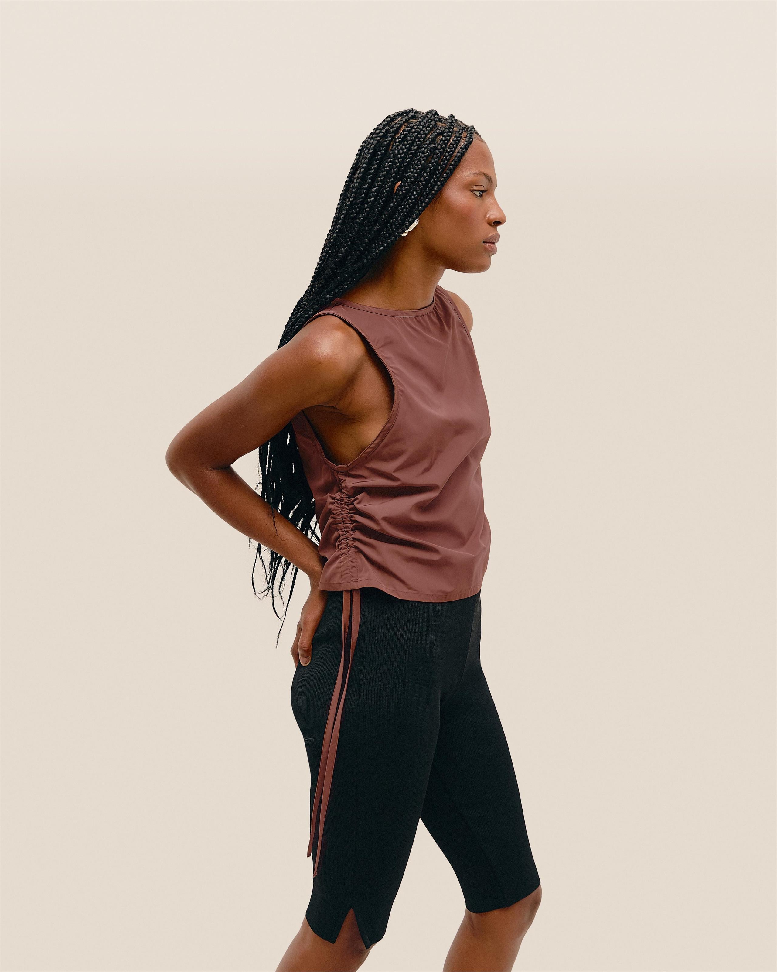 Blusa Biu Marrom