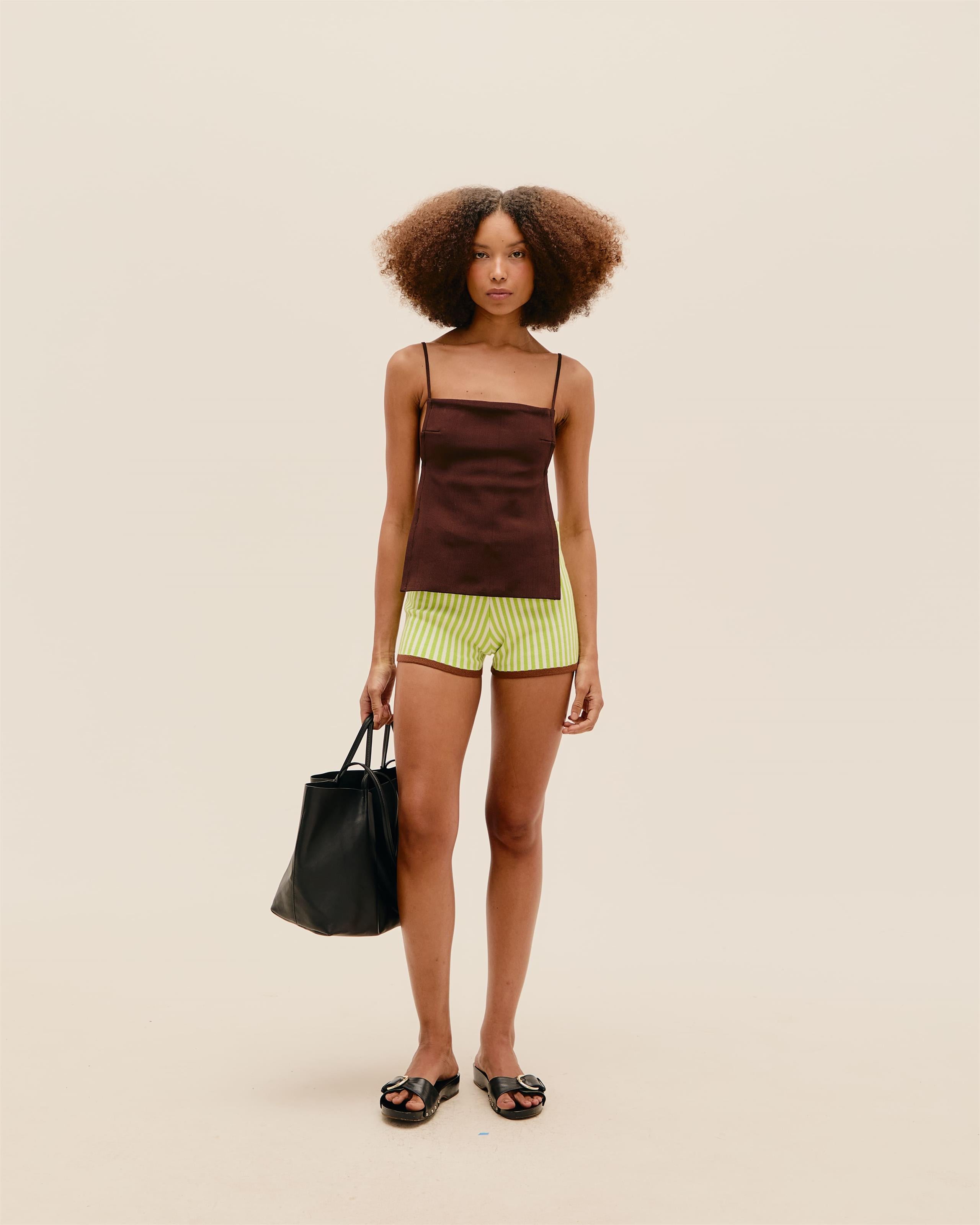 Blusa Clarice Tricot Marrom Brauna