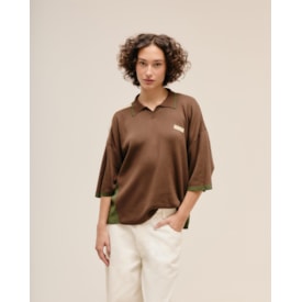 Haight — Blusa Debora Tricot Marrom