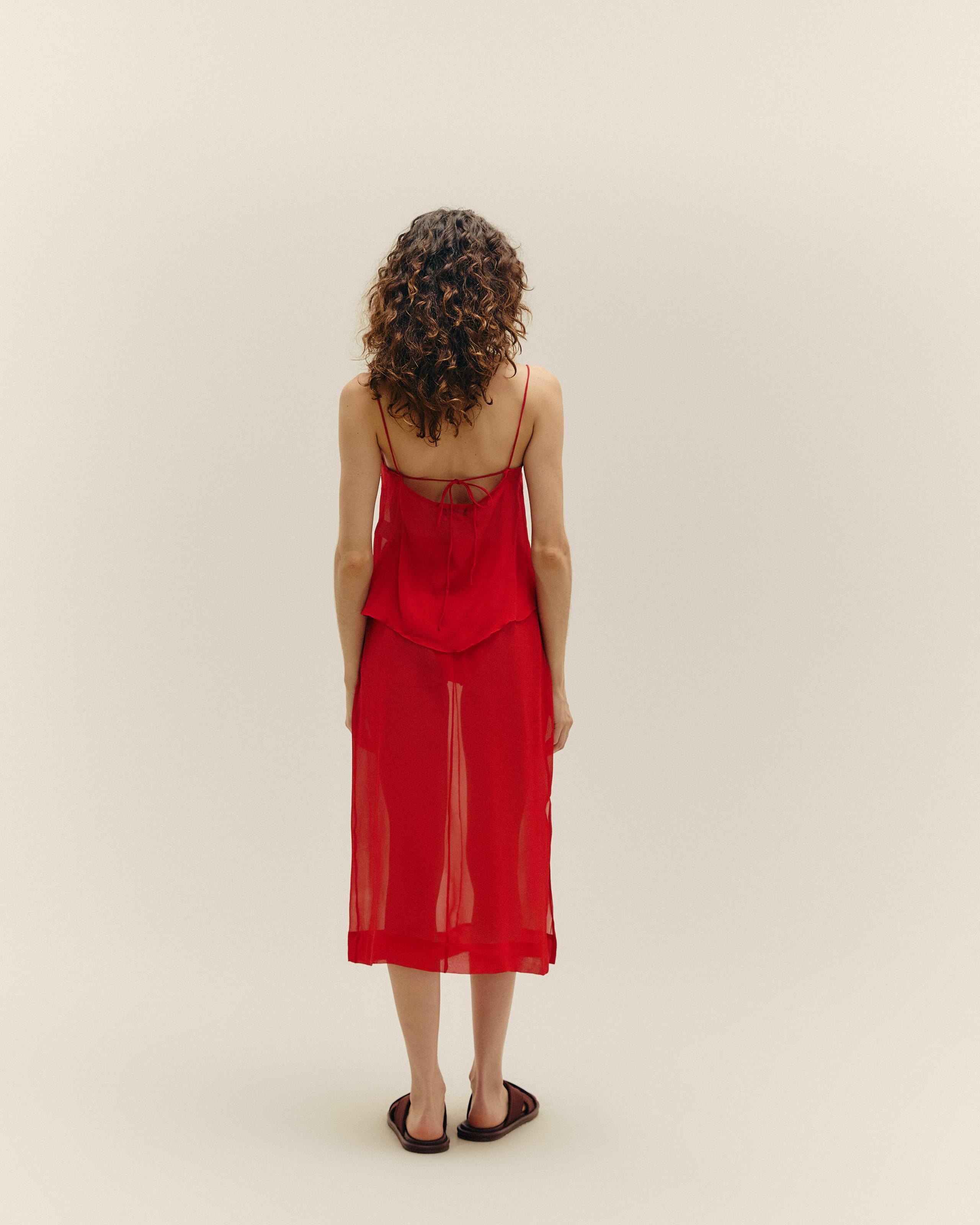 Blusa Ester Vermelho Desvio