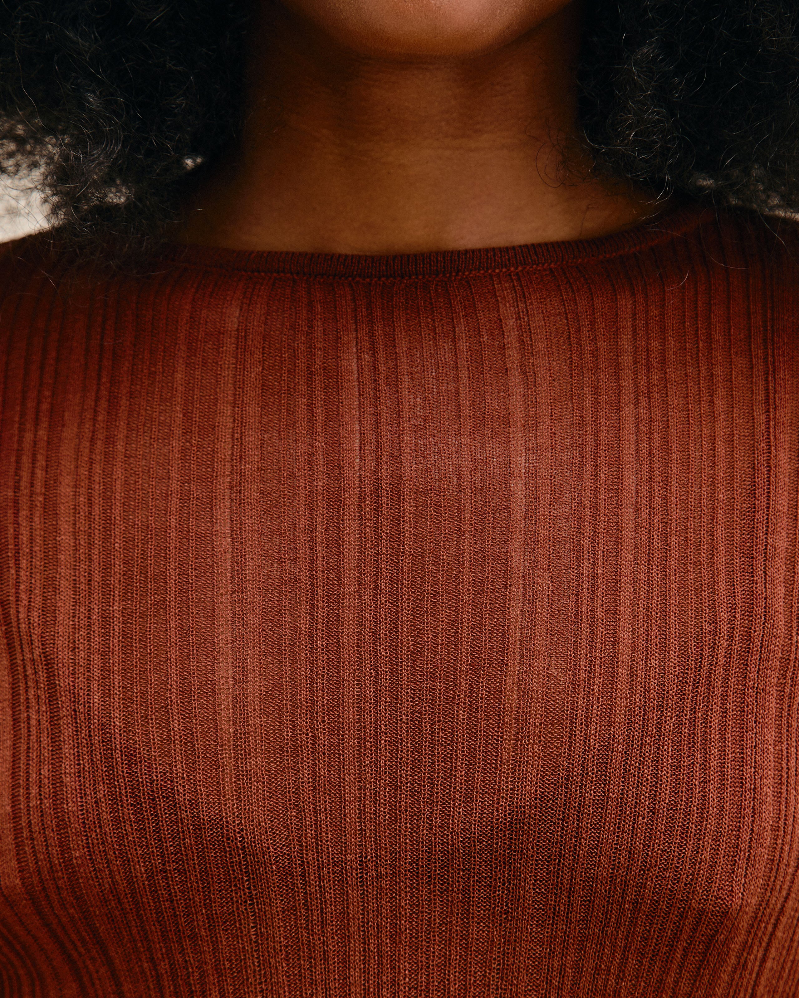Blusa Iana Tricot Marrom