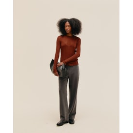 Haight — Blusa Iana Tricot Marrom