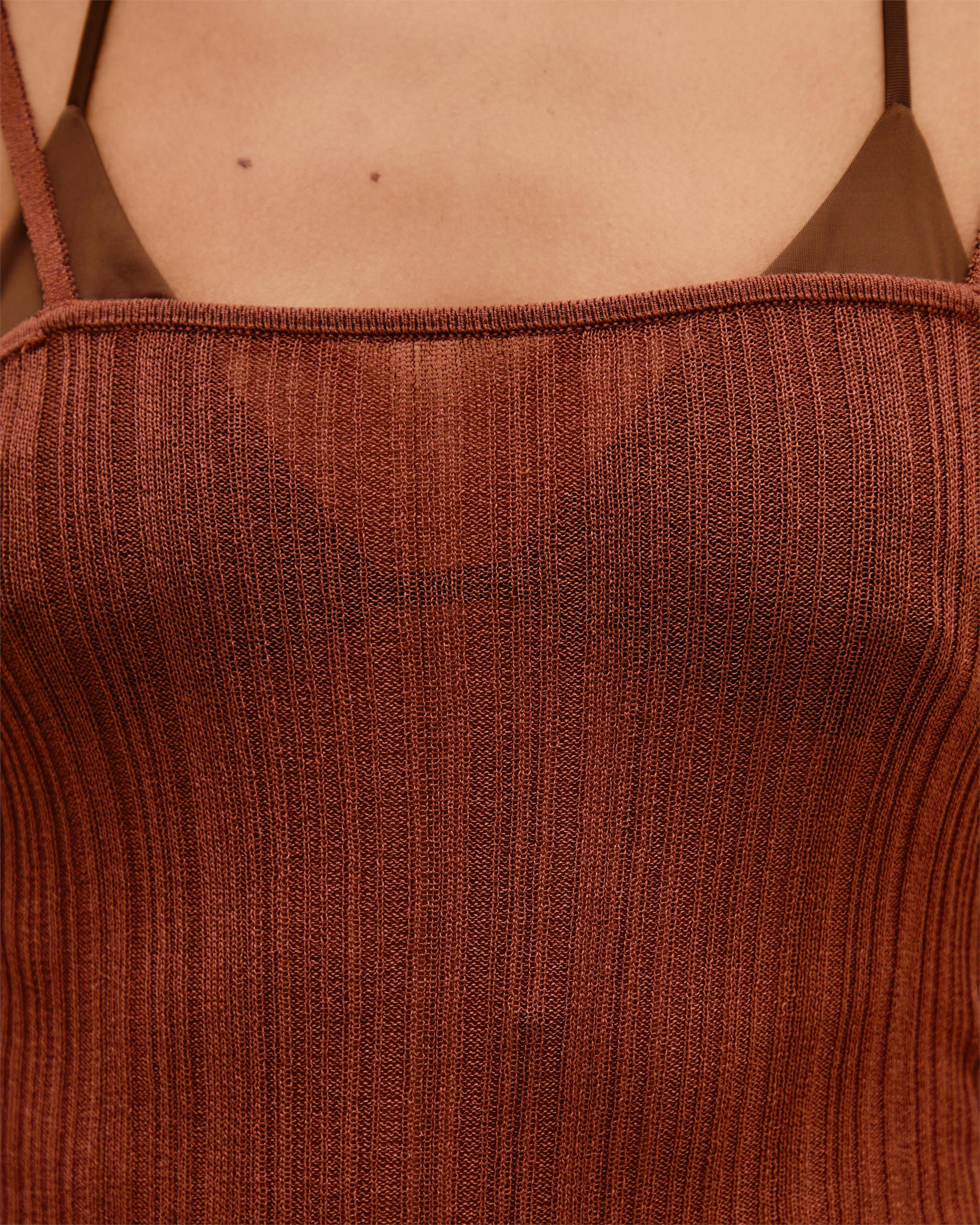 Blusa Ivana Tricot Marrom