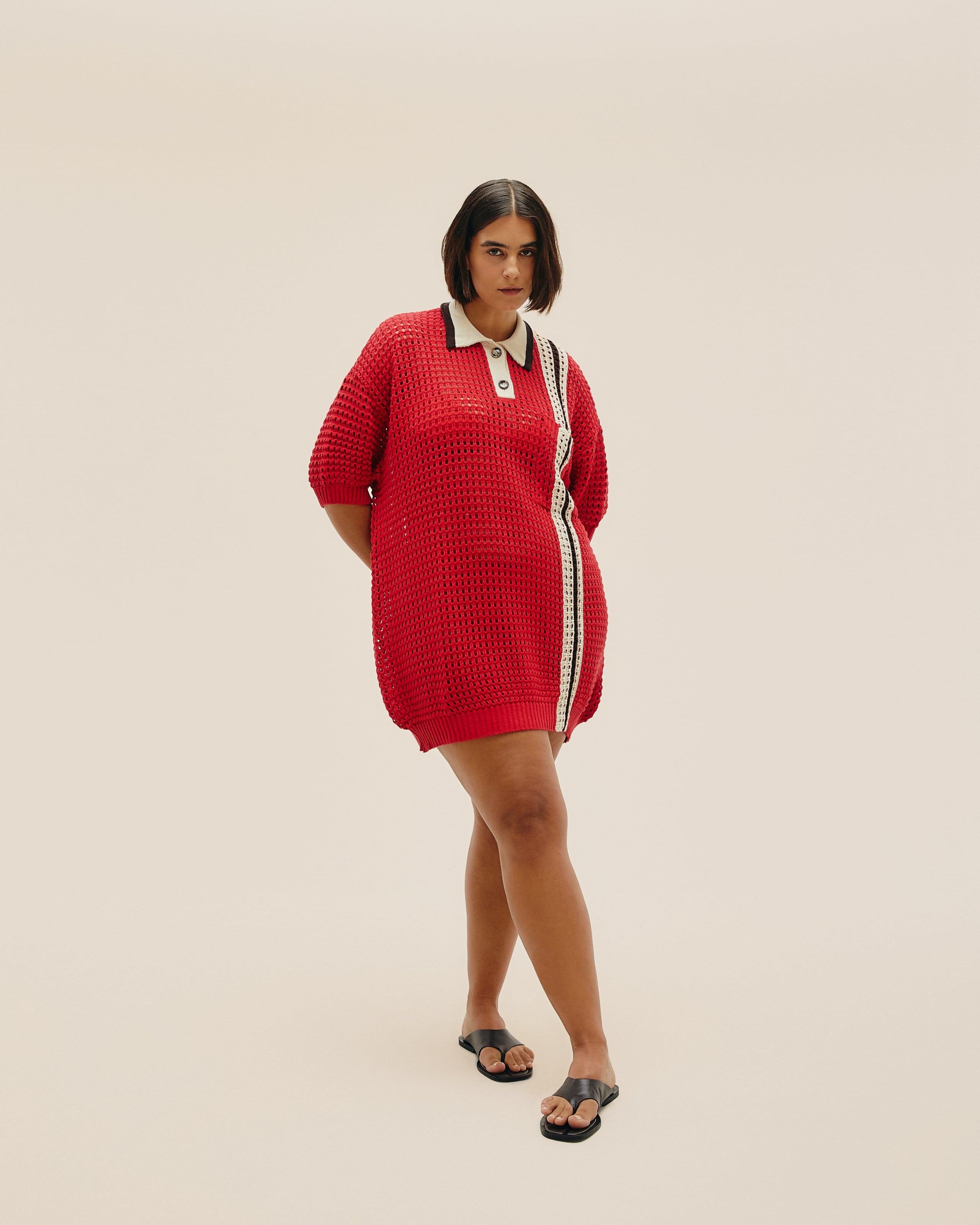 Blusa Joana Listras Tricot Listras Sport