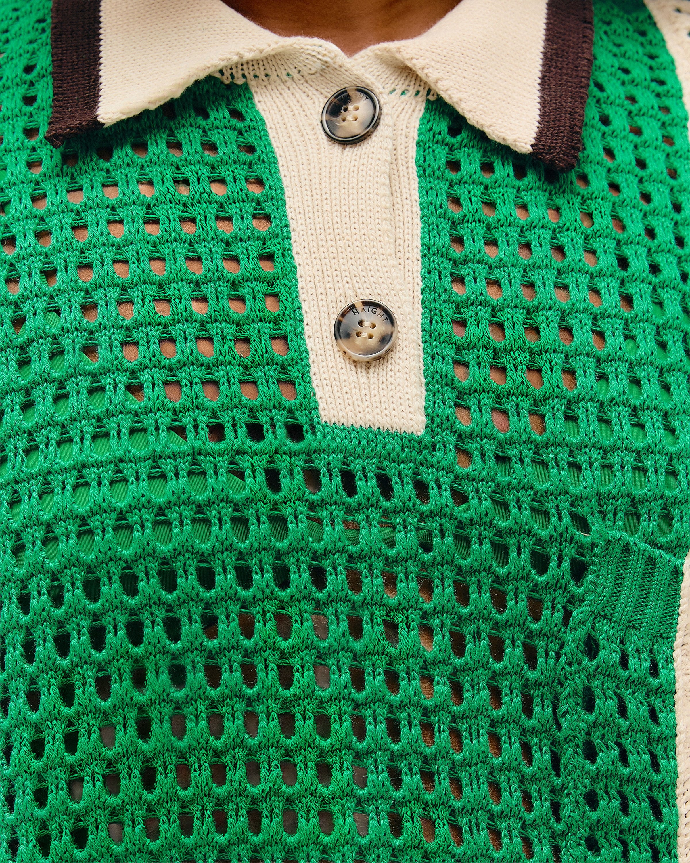 Blusa Joana Listras Tricot Listras Sport Verde