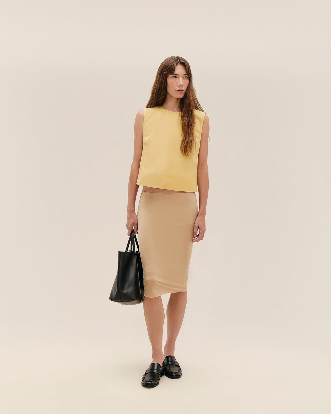 Blusa Mariana Algodao Amarelo Feixe