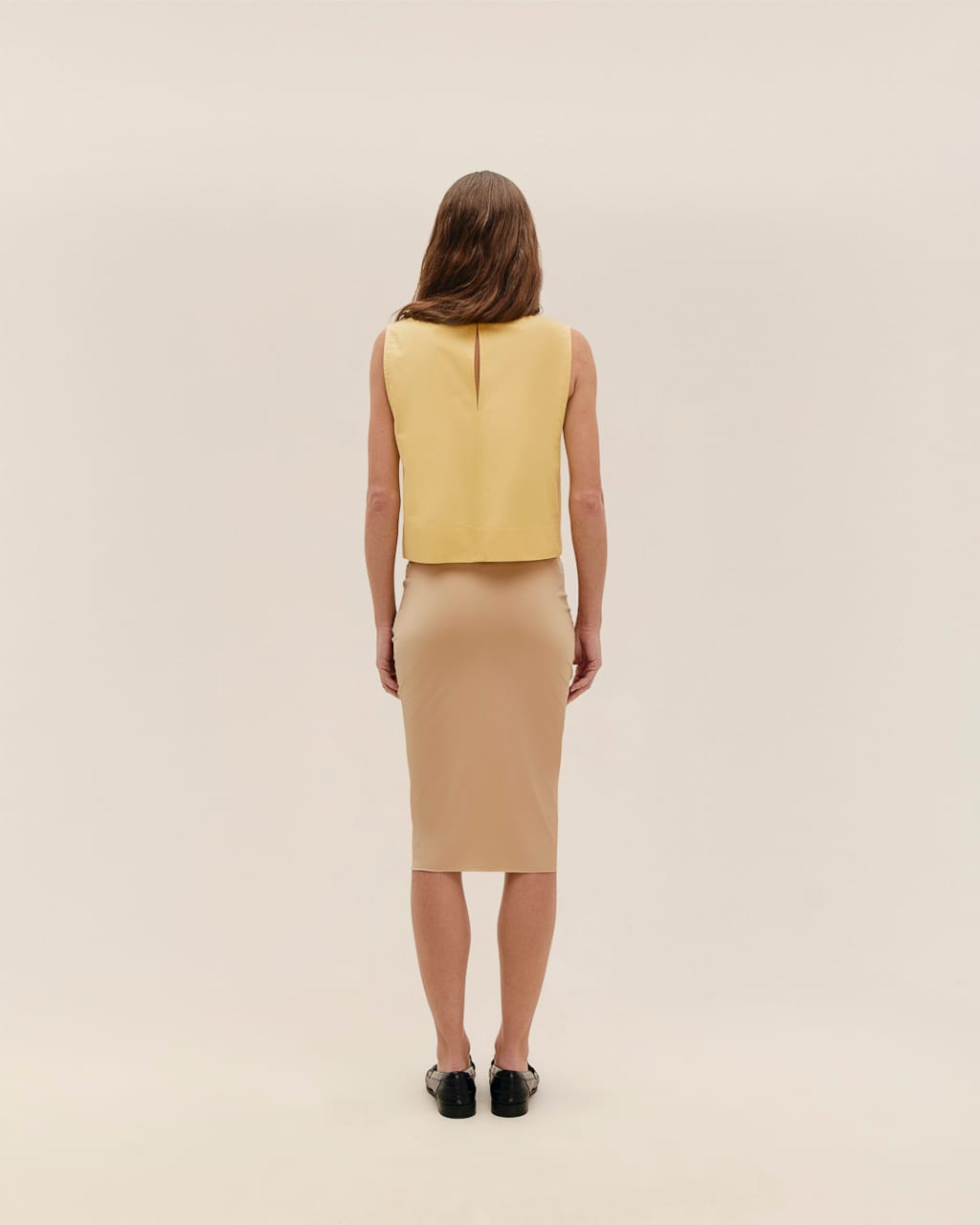 Blusa Mariana Algodao Amarelo Feixe