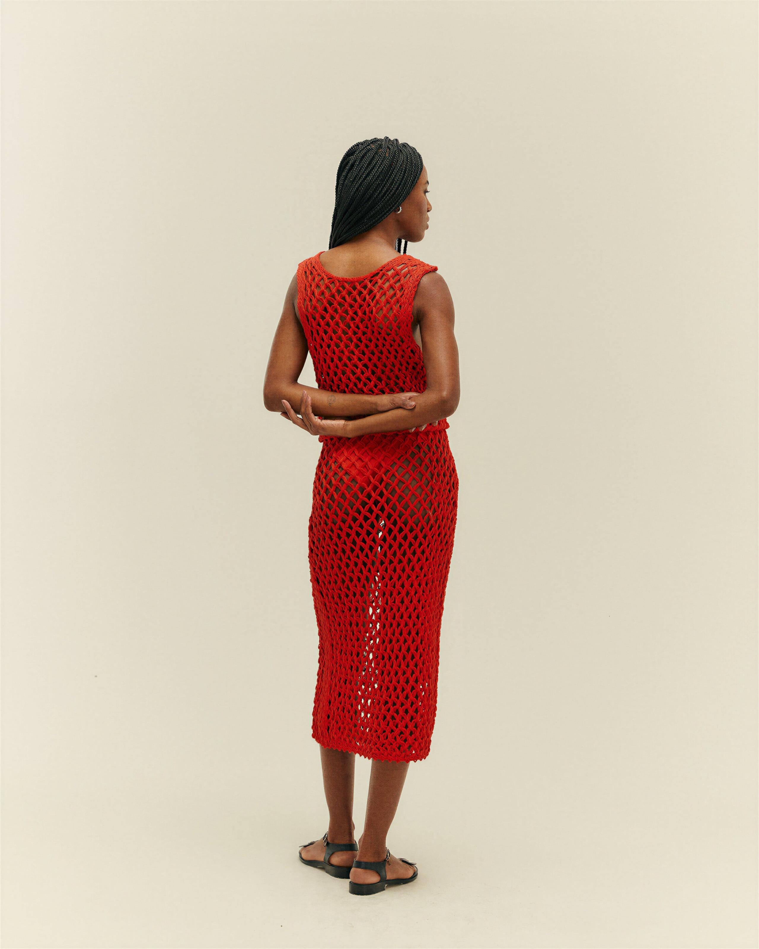 Blusa Moana Tricot Vermelho Desvio