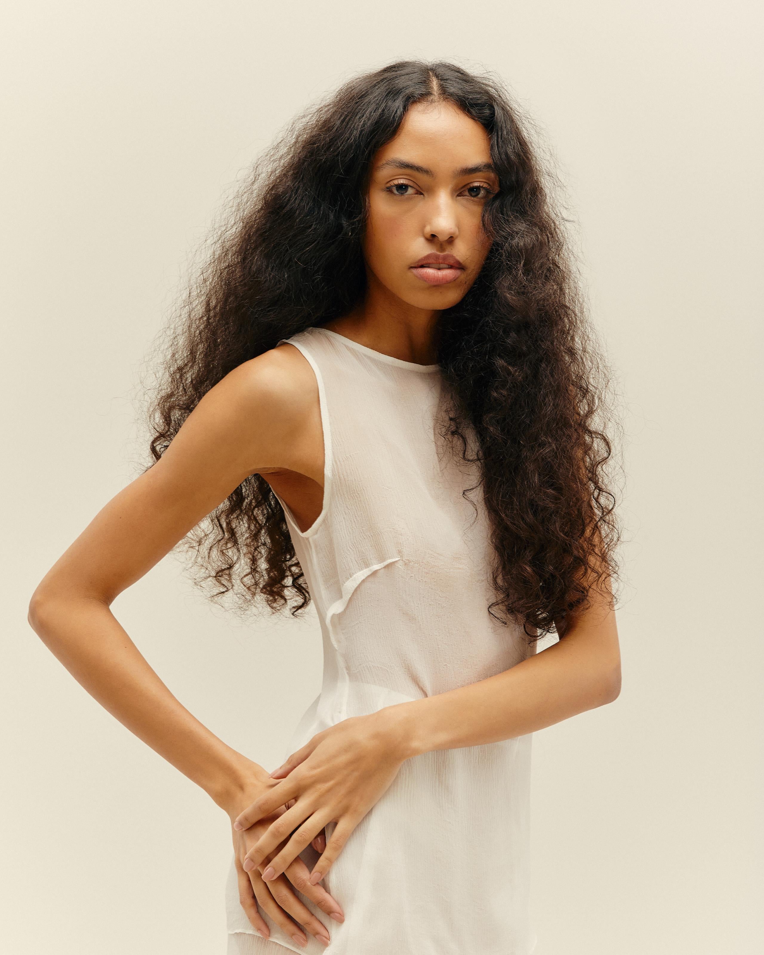 Blusa Natalia Seda Off-White