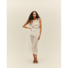 Haight — Blusa Natalia Seda Off-White