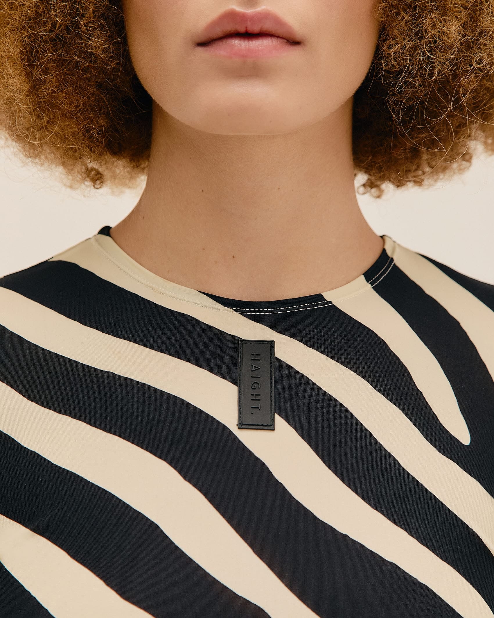 Blusa Nina Estampada Estampa Zebra Diagonal