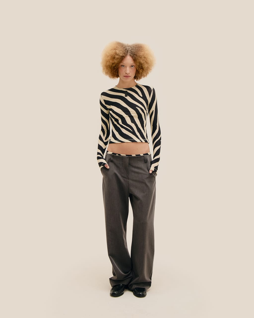 Blusa Nina Zebra Diagonal
