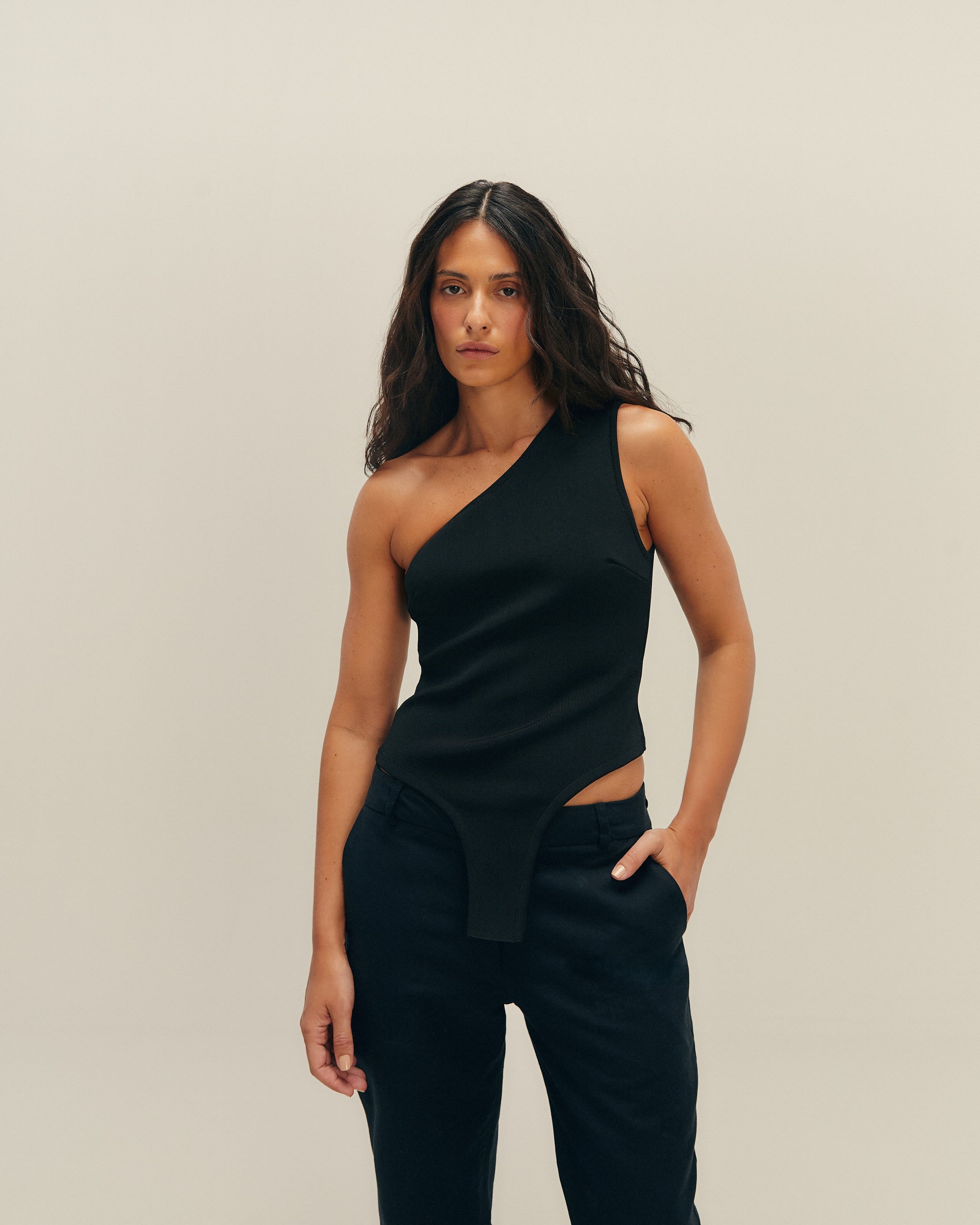 Blusa Paula Tricot Preto