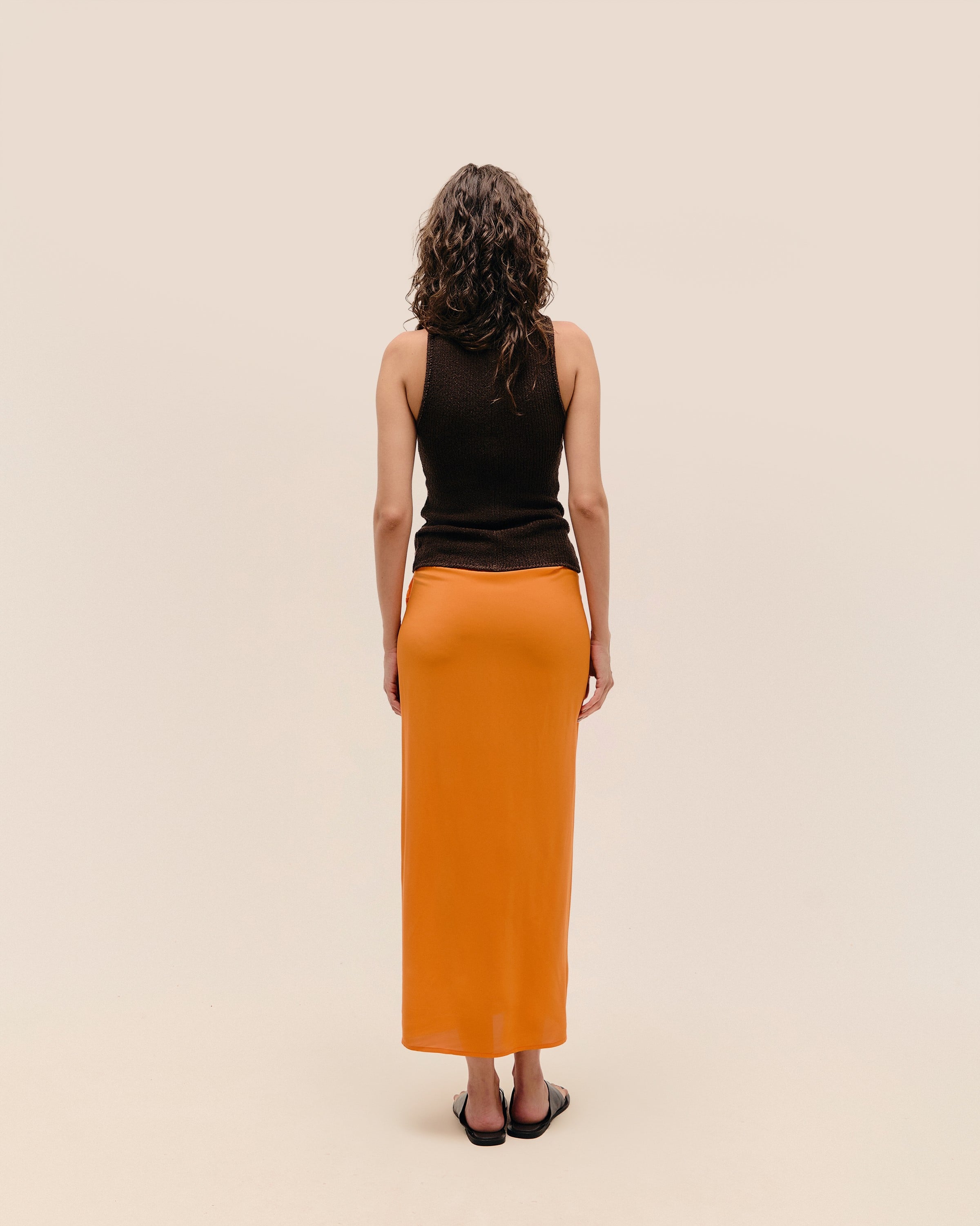 Blusa Pia Tricot Marrom Brauna