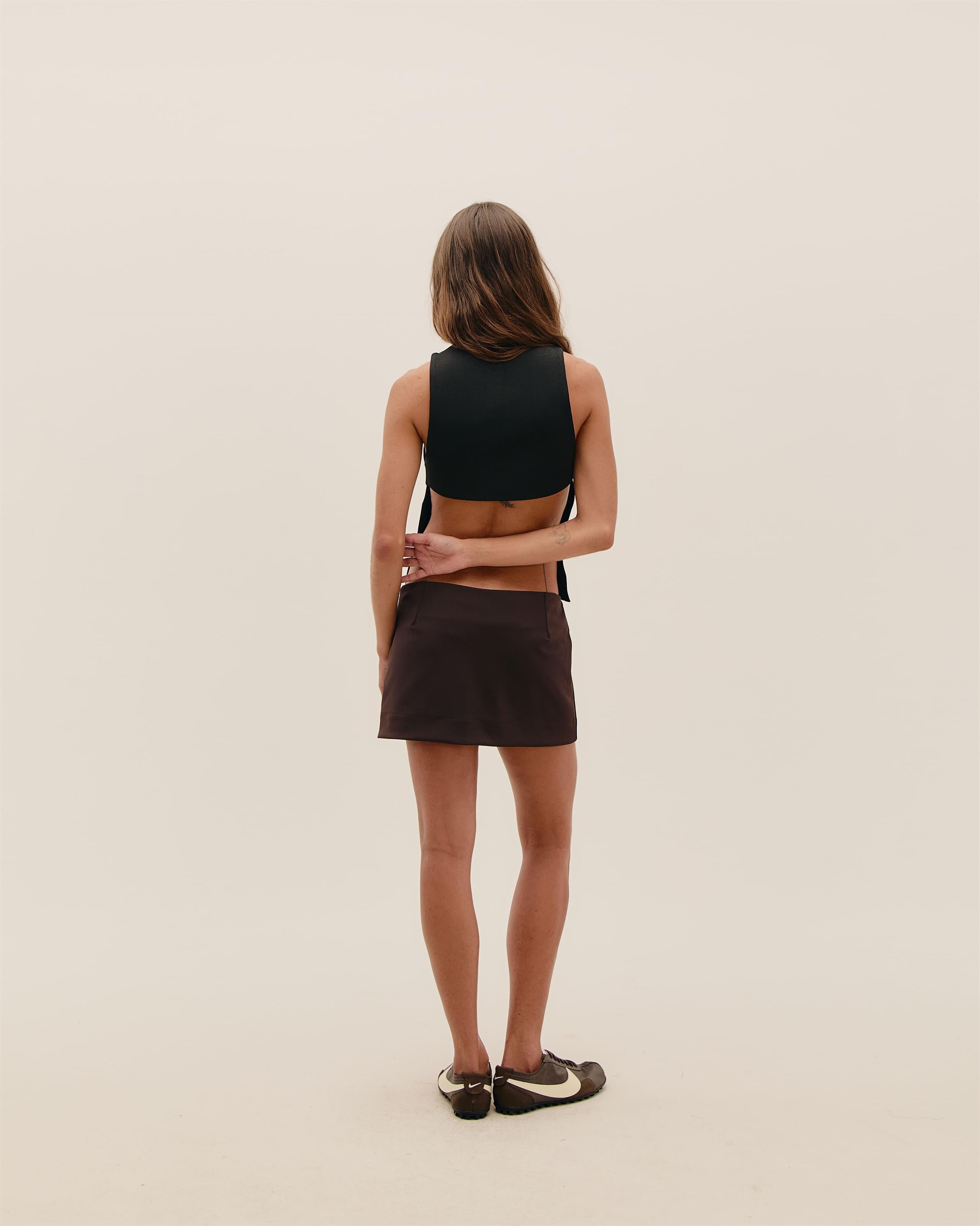 Blusa Retangulo Tricot Preto