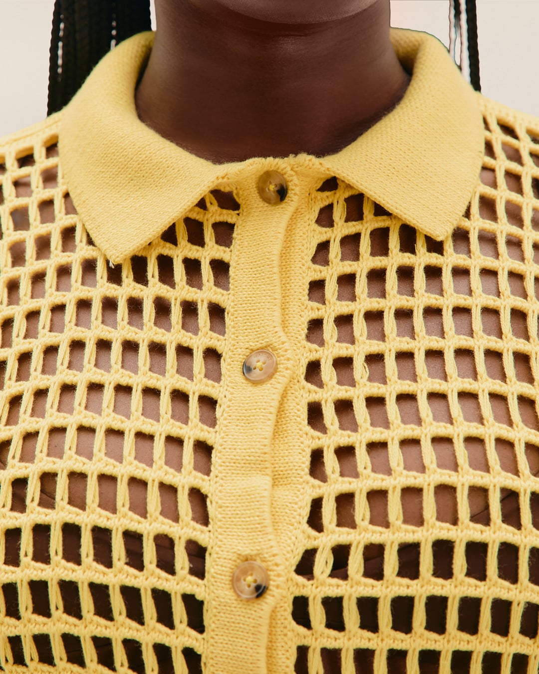 Blusa Sheila Tricot Amarelo Feixe