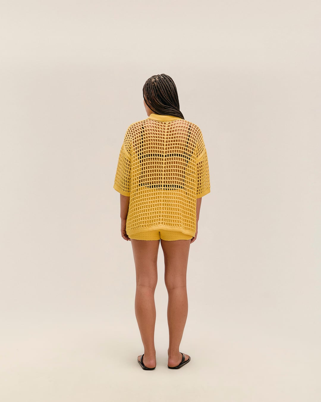 Blusa Sheila Tricot Amarelo Feixe