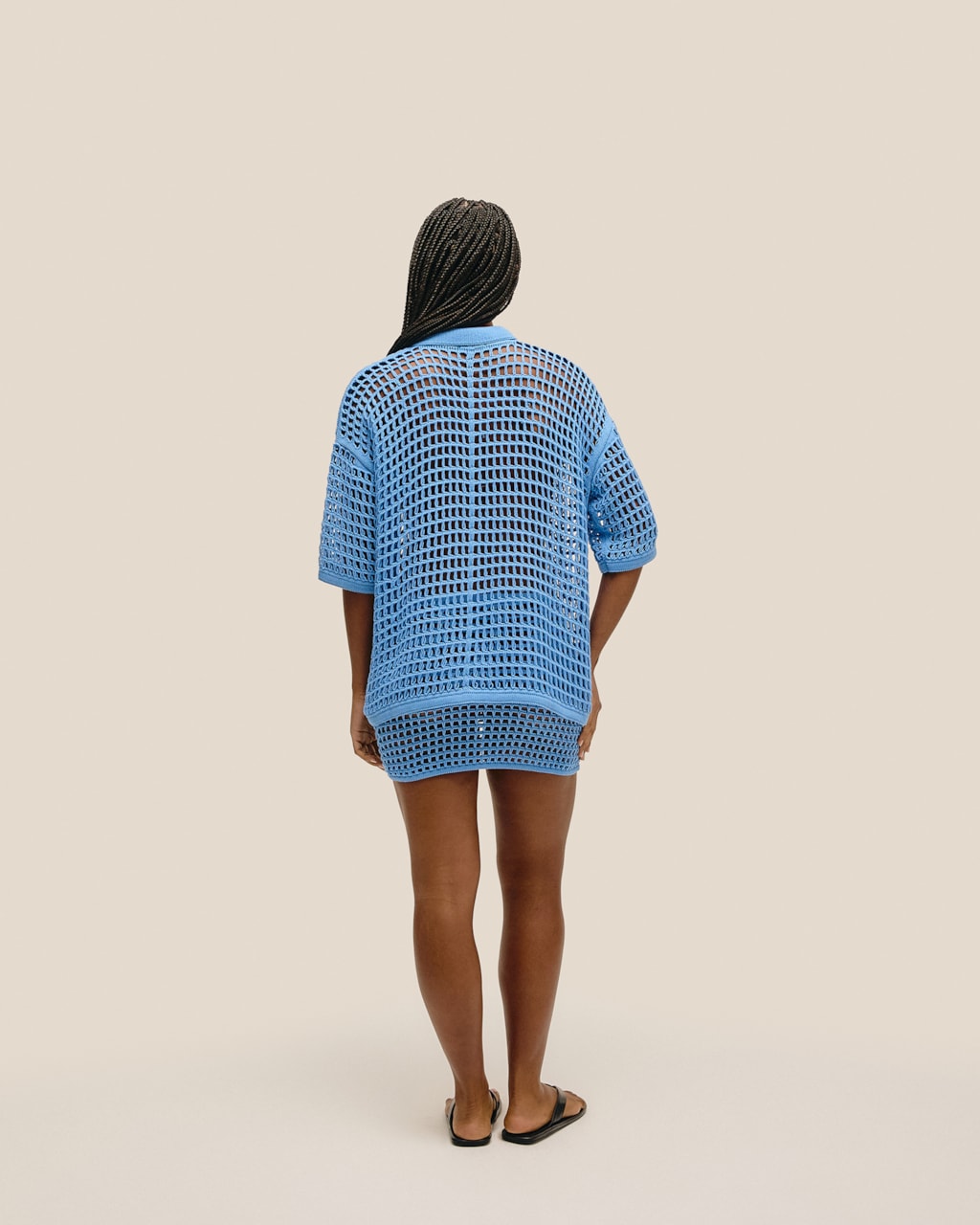 Blusa Sheila Tricot Azul Ceu