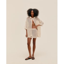 Haight — Blusa Sheila Tricot Marfim