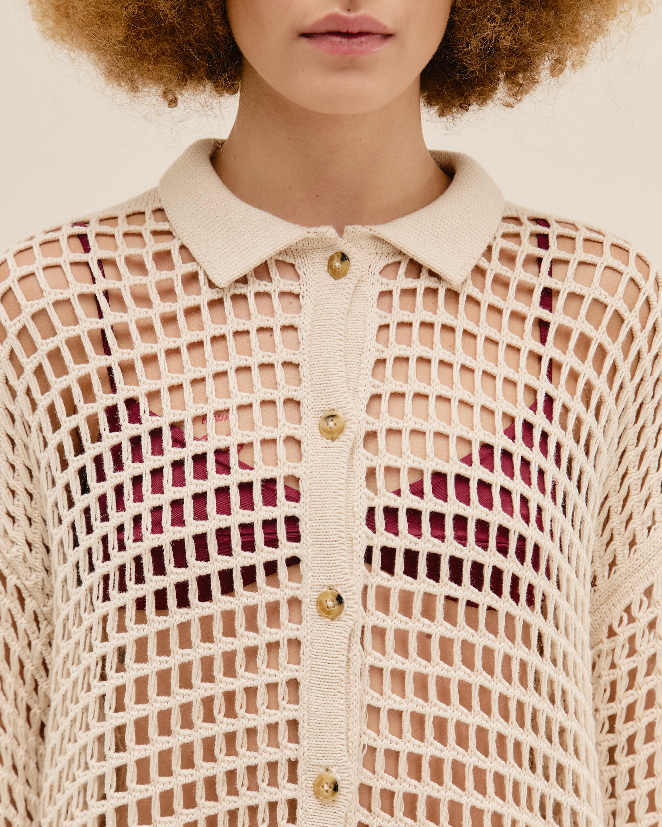 Blusa Sheila Tricot Marfim