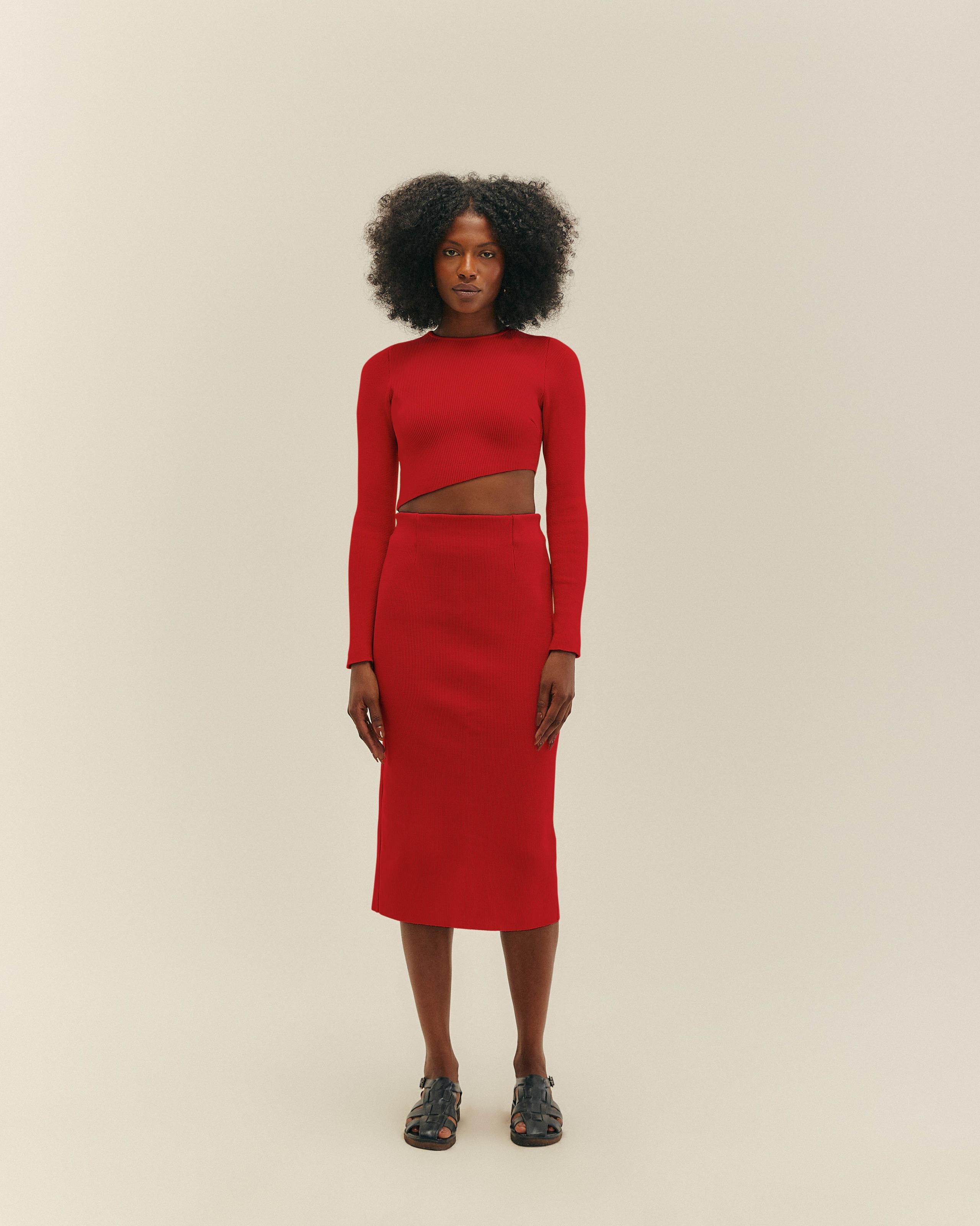 Blusa Verena Tricot Vermelho