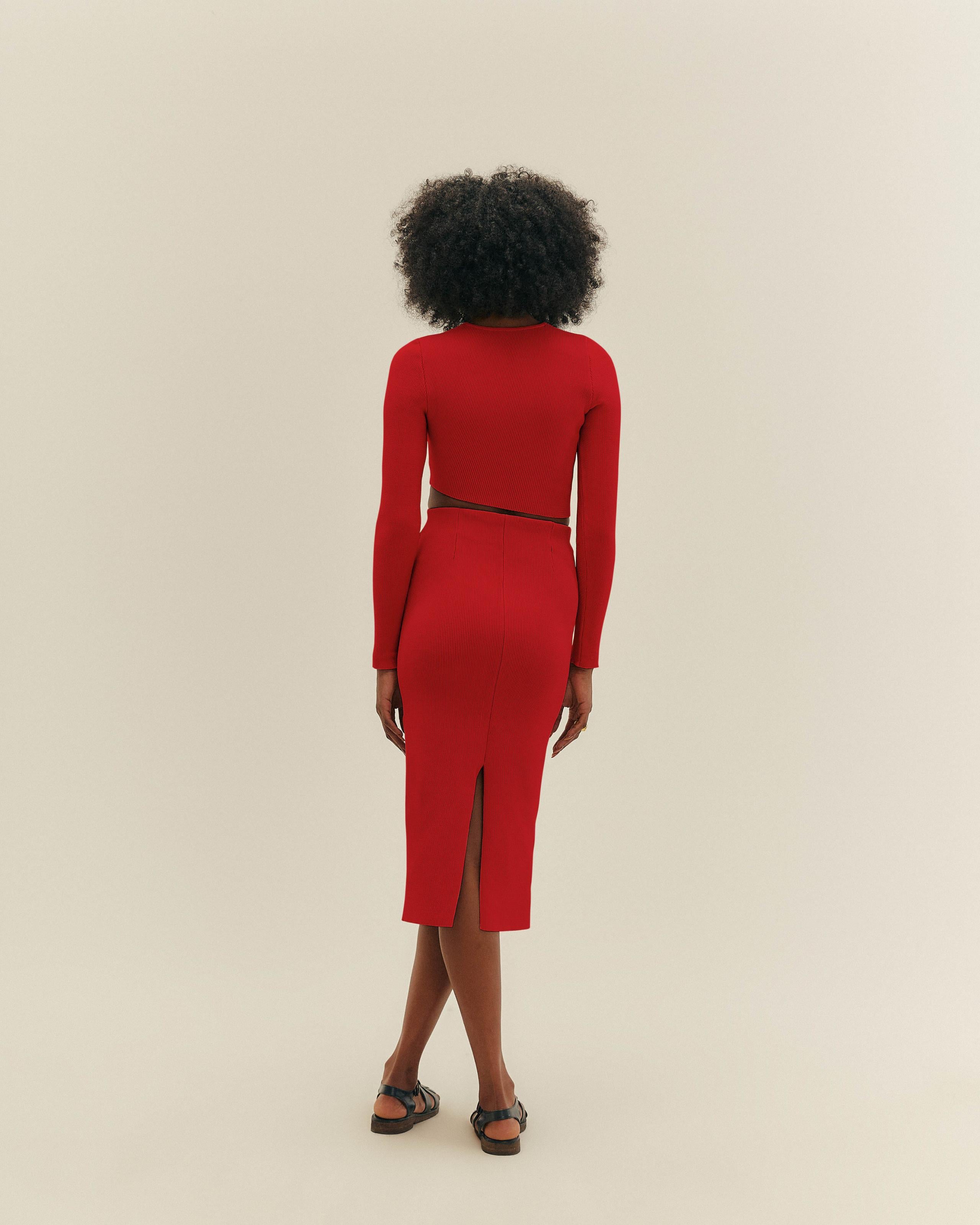 Blusa Verena Tricot Vermelho