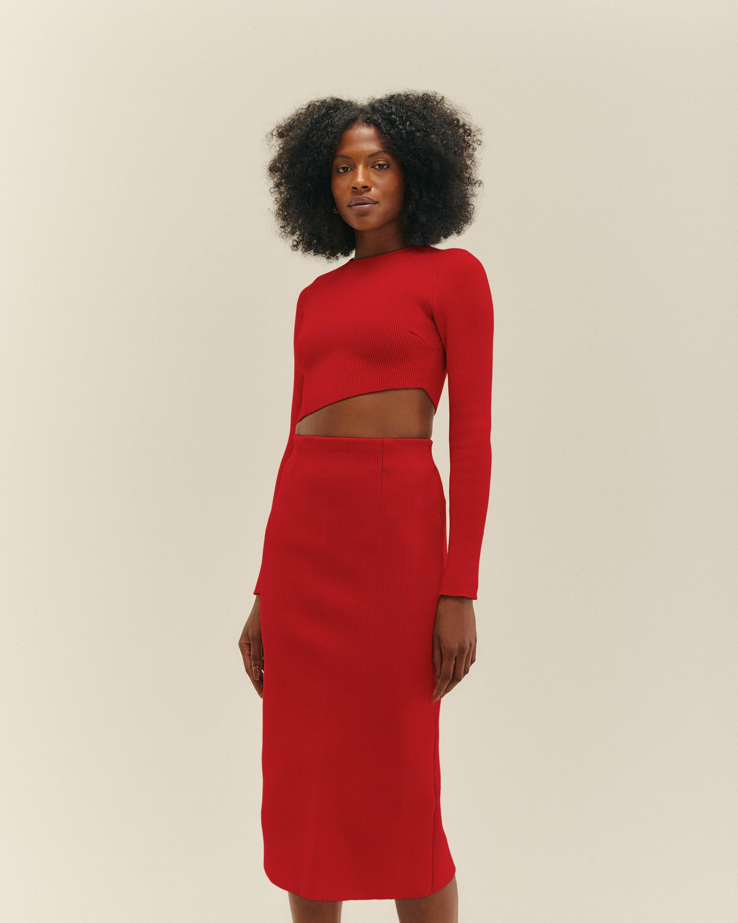 Blusa Verena Tricot Vermelho