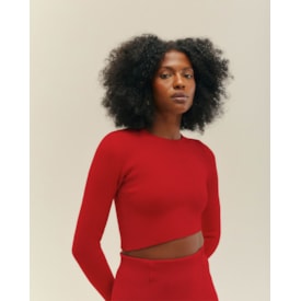 Haight — Blusa Verena Tricot Vermelho