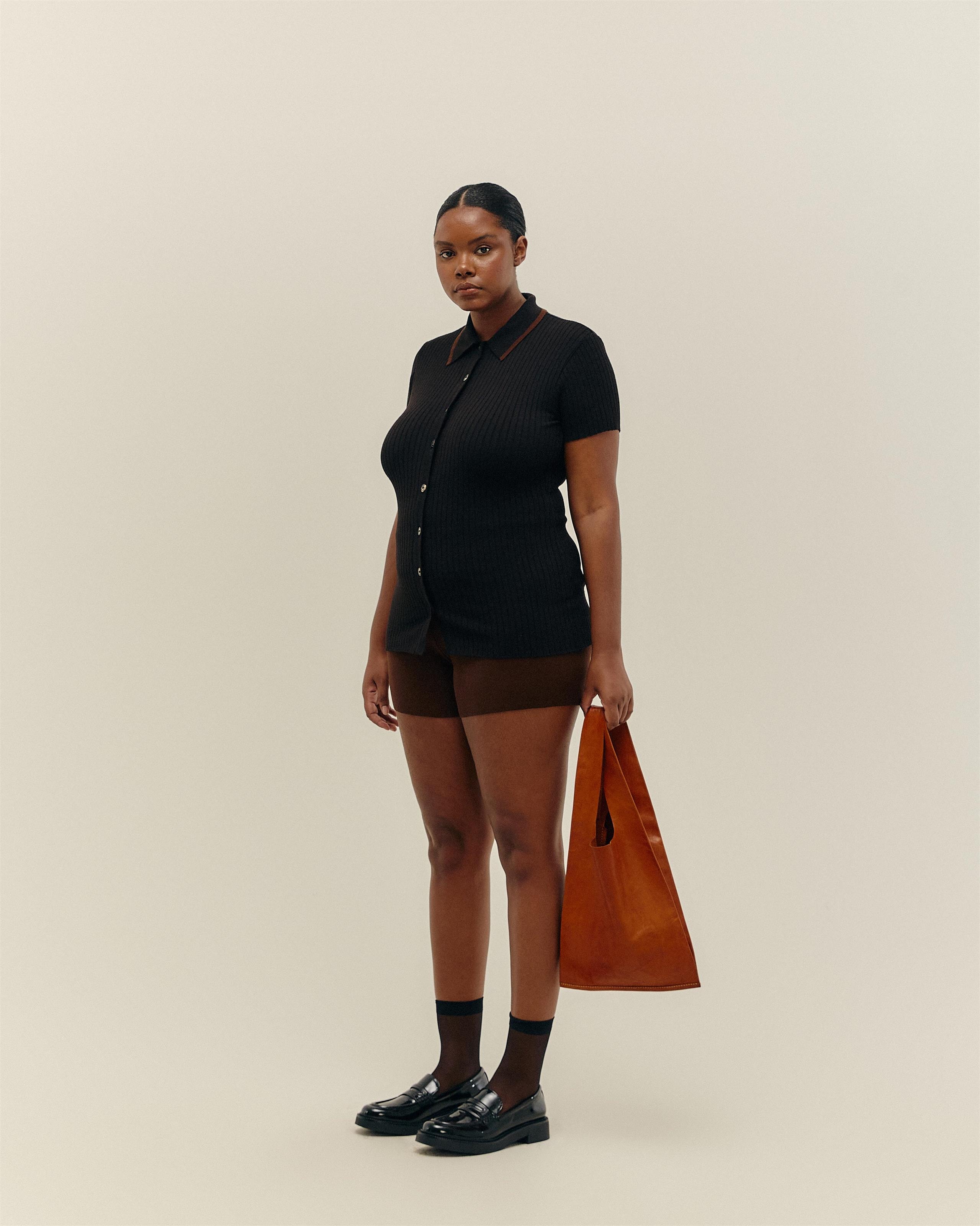 Blusa Viviane Sport Tricot Preto