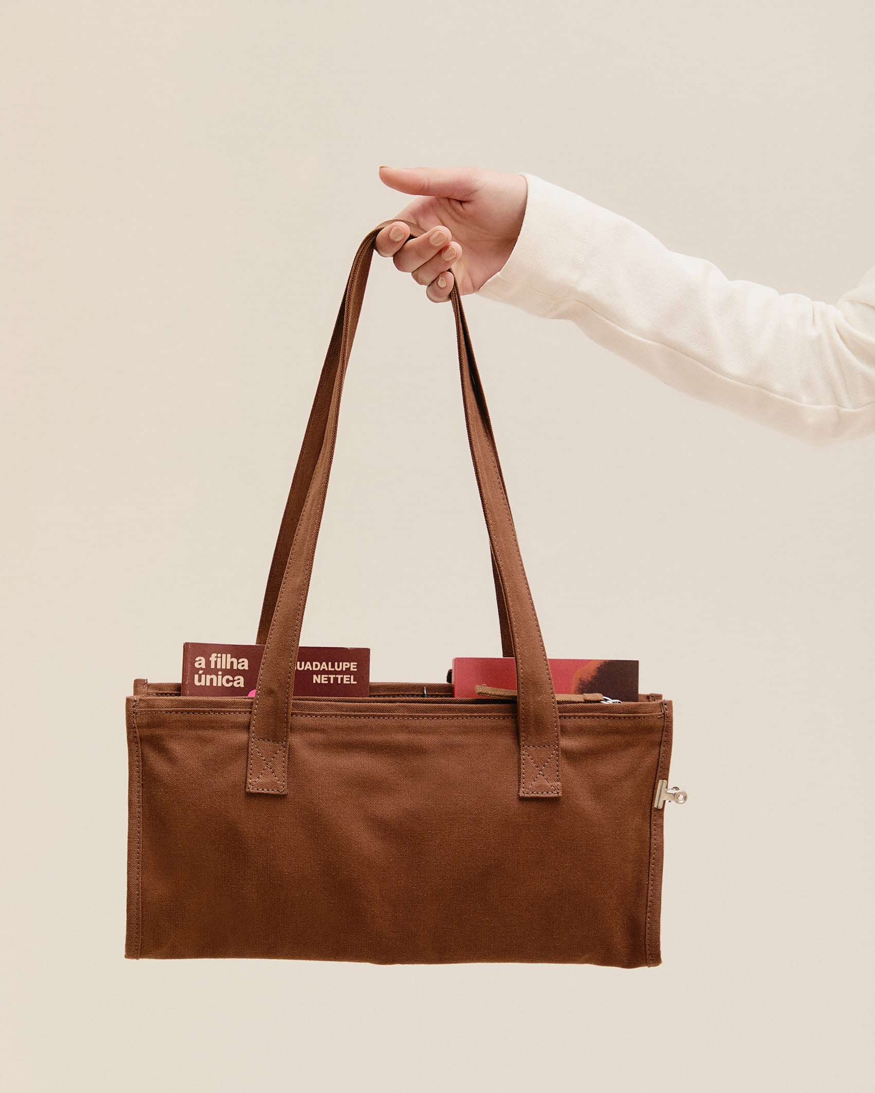 Bolsa Baguette Gsr Marrom