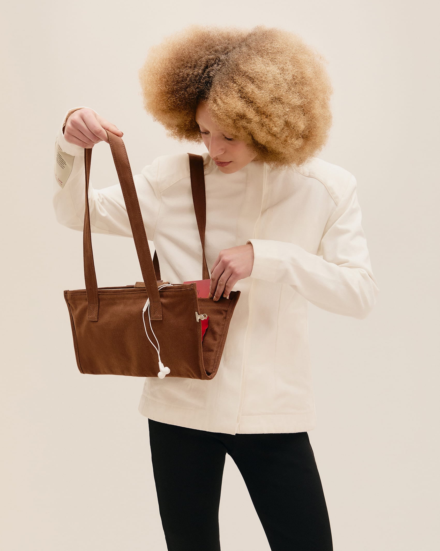 Bolsa Baguette Gsr Marrom